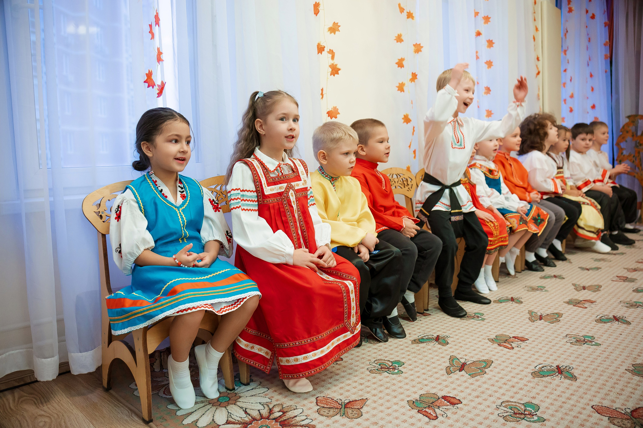 Осенний утренник. Семейный и детский фотограф в Москве Александра Мак