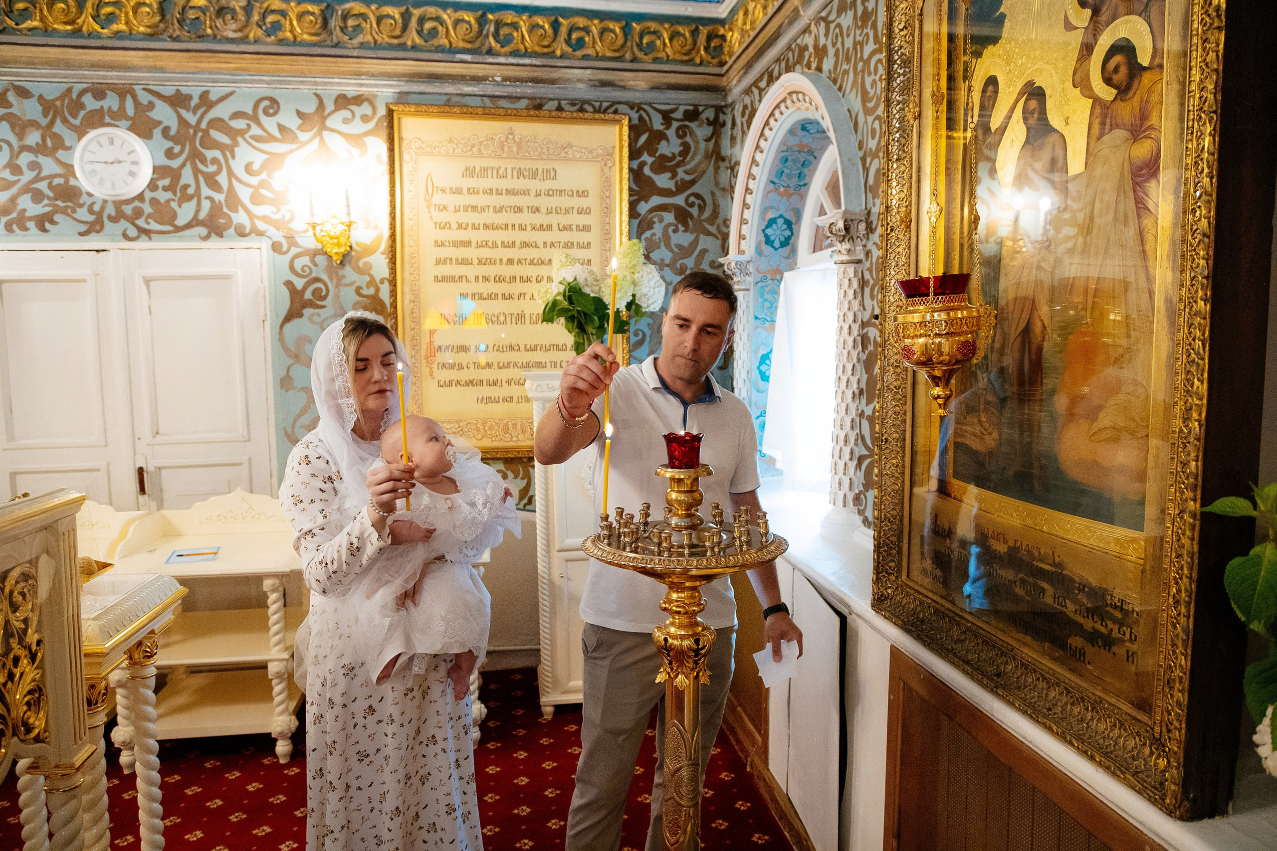Крещение Полины. Семейный и детский фотограф в Москве Александра Мак