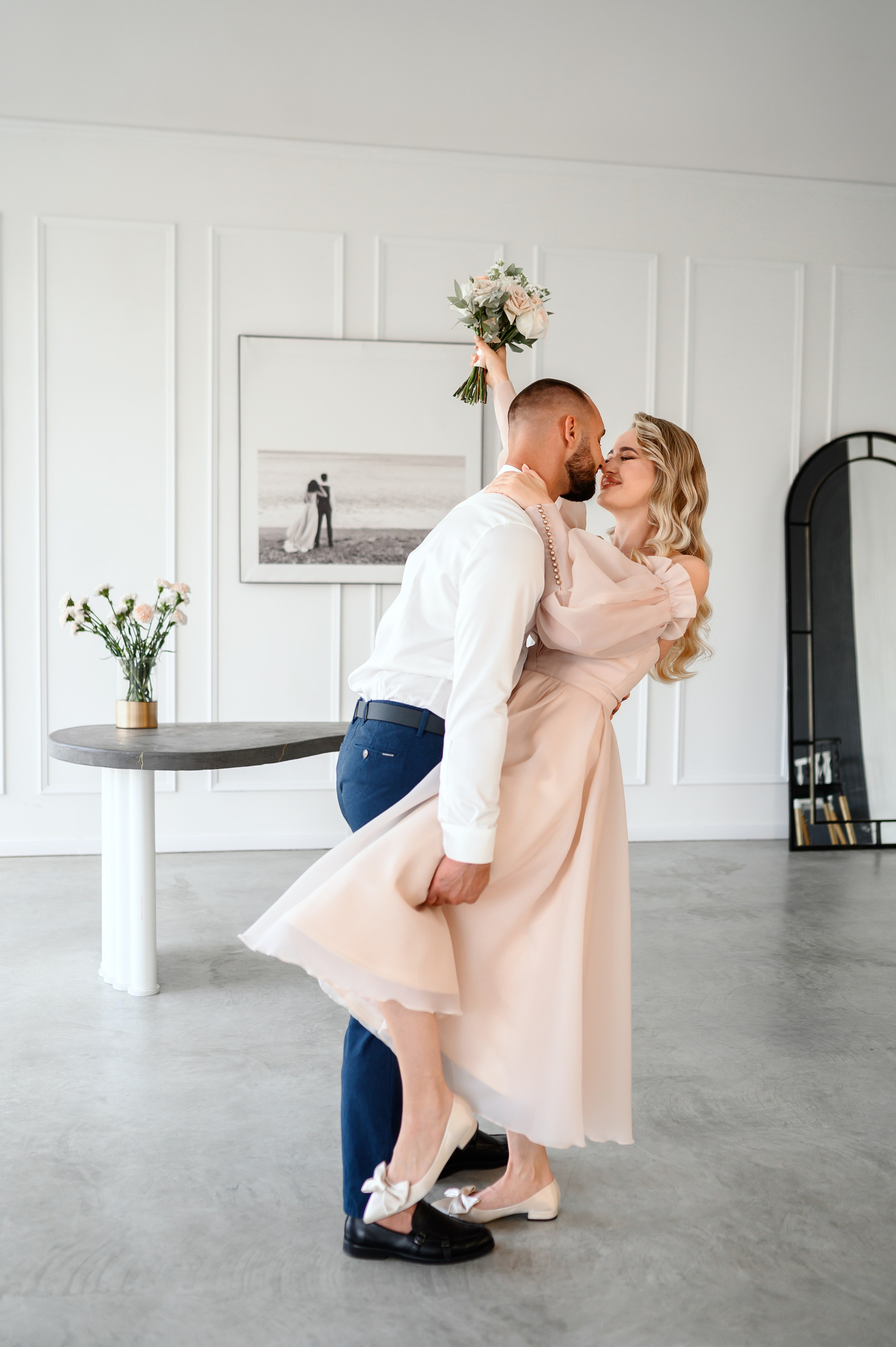 Ангелина и Александр | свадебная студийная съемка. Фотограф в Краснодаре Скубицкая Альбина