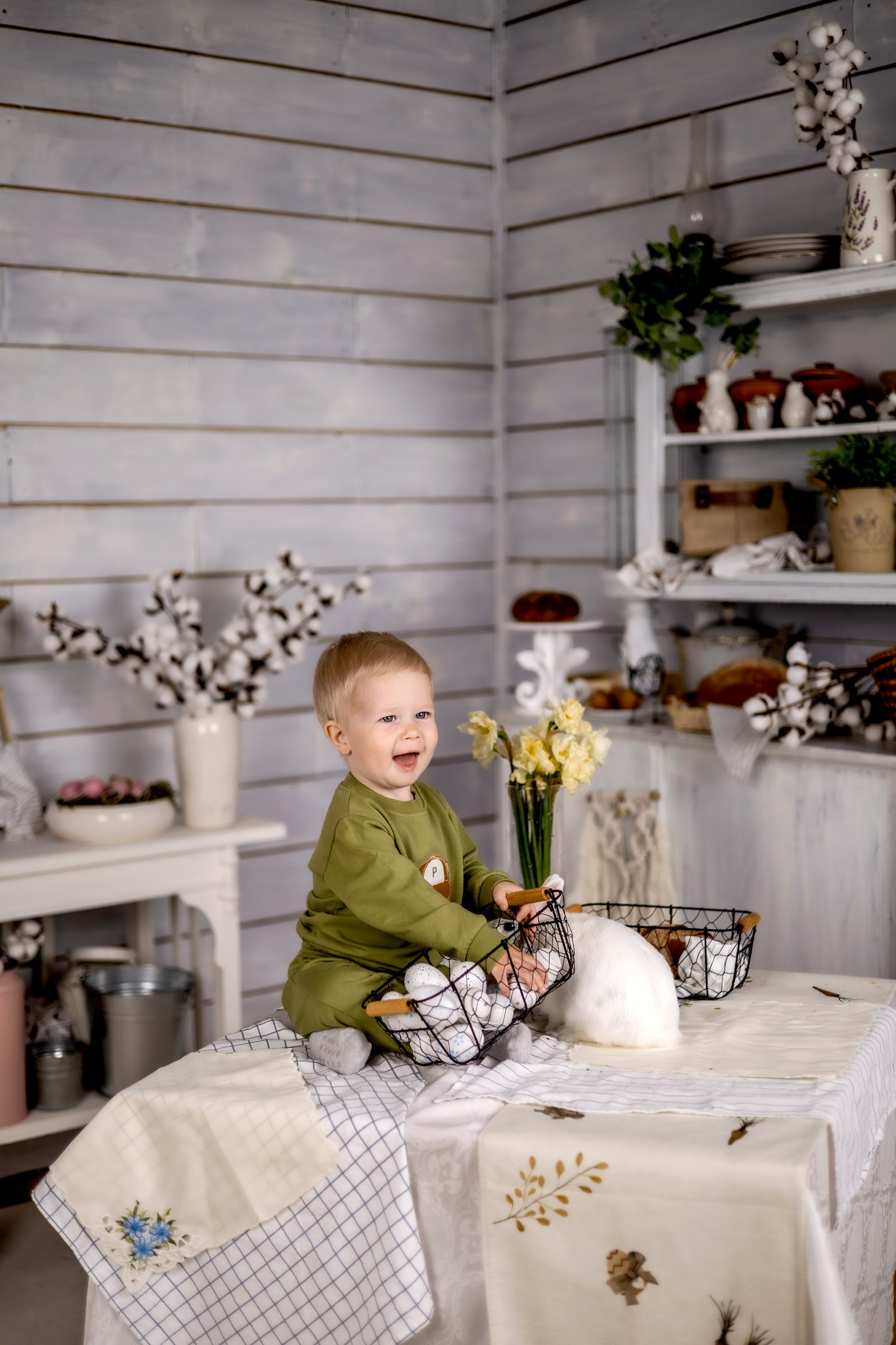 Пасхальный детский фотопроект 2024. Фотограф Надежда Лукьянова