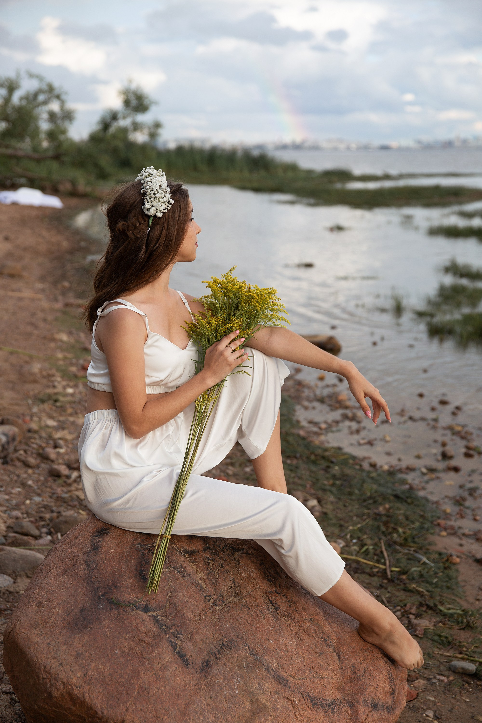Девичник на заливе. Свадебный и портретный фотограф в Санкт-Петербурге Надежда Чечулина