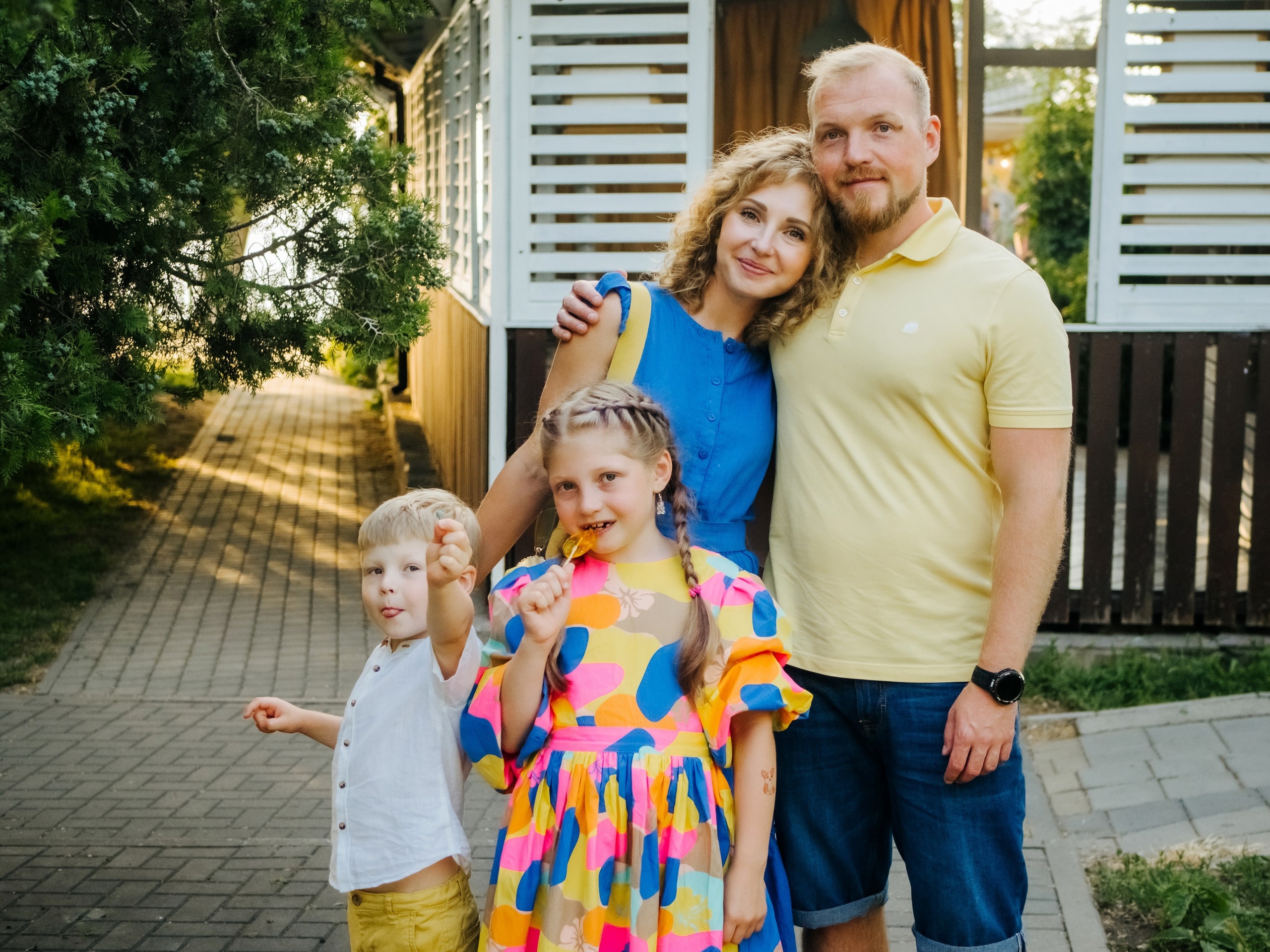 Лёша + Лена + Василиса + Макс. Семейный, детский, свадебный, фотограф в городе Анапа