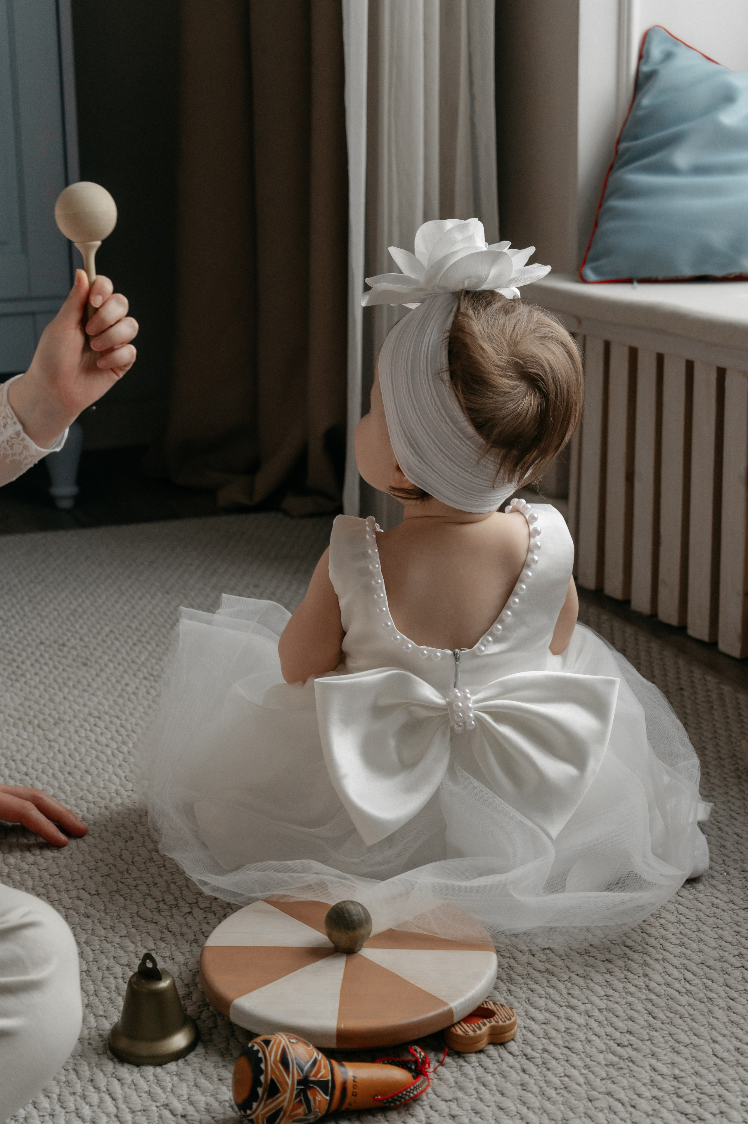 Годовасие малышки Киры в студии. Свадебный фотограф Мария Строгонова