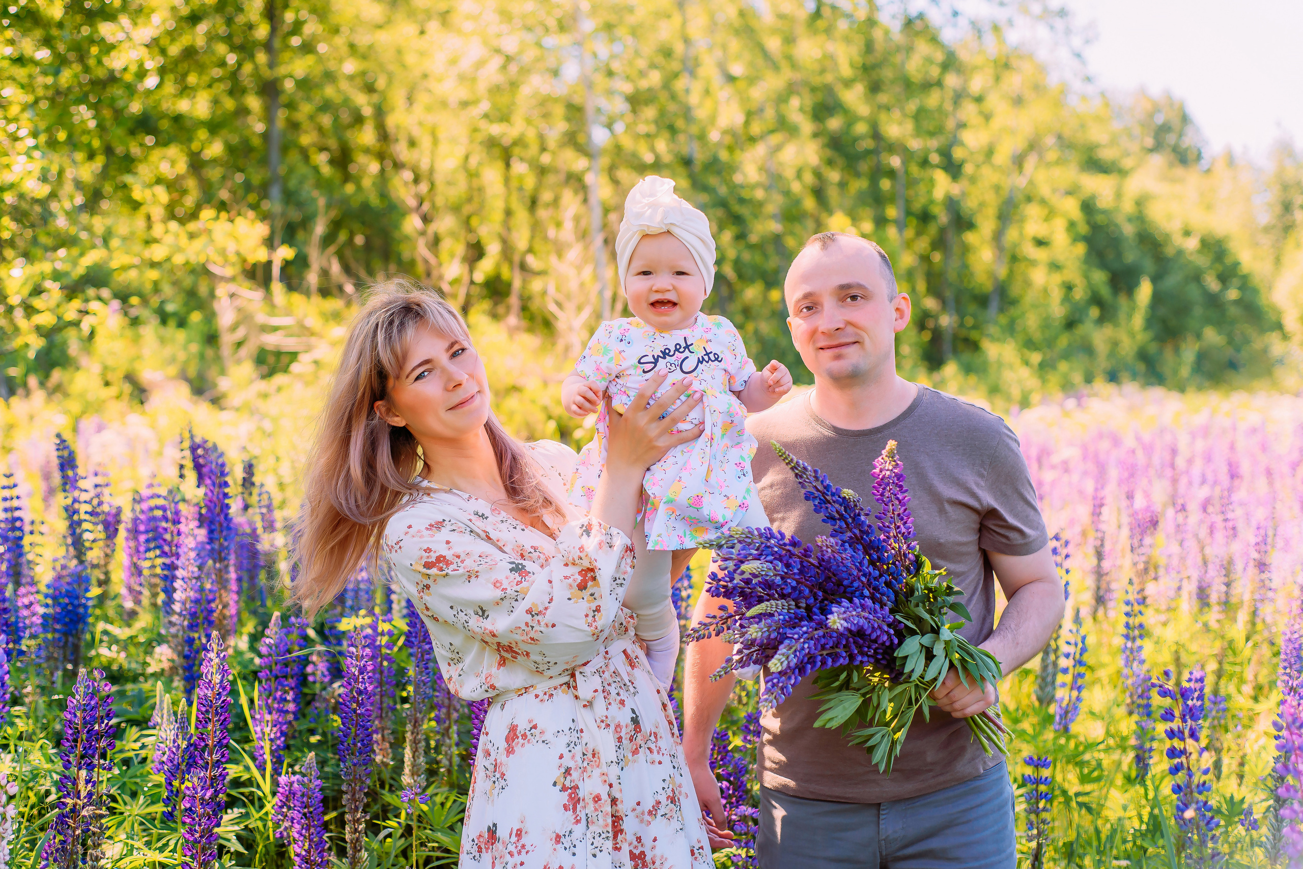 Дарья с семьей. Детский и семейный фотограф Эльмира Веселова