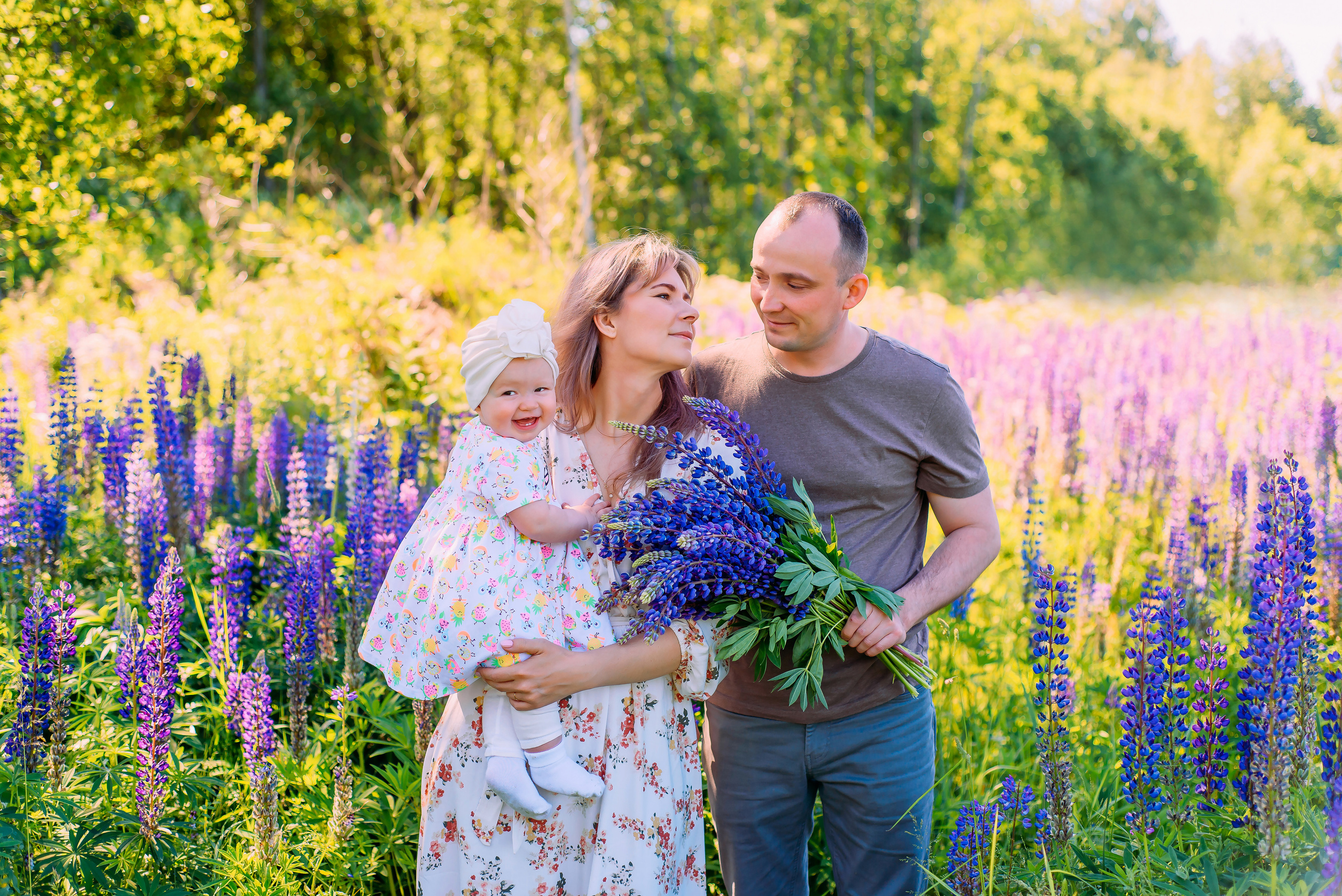 Дарья с семьей. Детский и семейный фотограф Эльмира Веселова