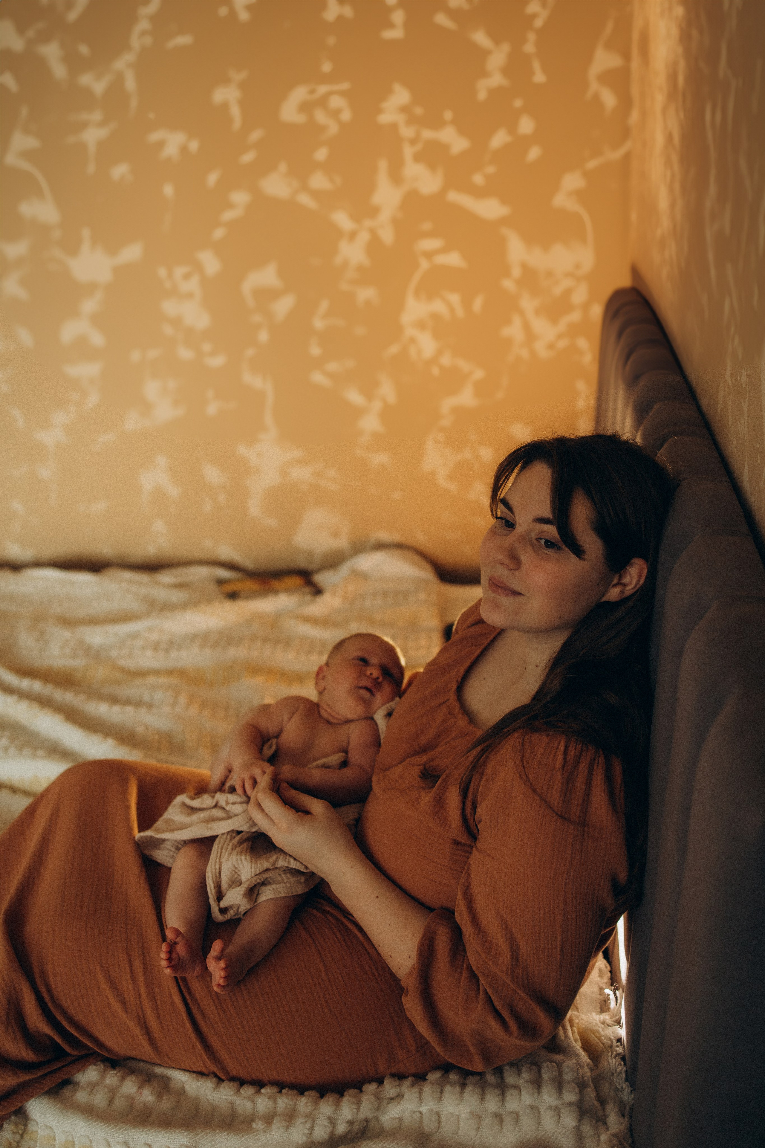 Домашняя фотосессия новорожденного (newborn). Семейный фотограф Москва Юлиана Фетисова