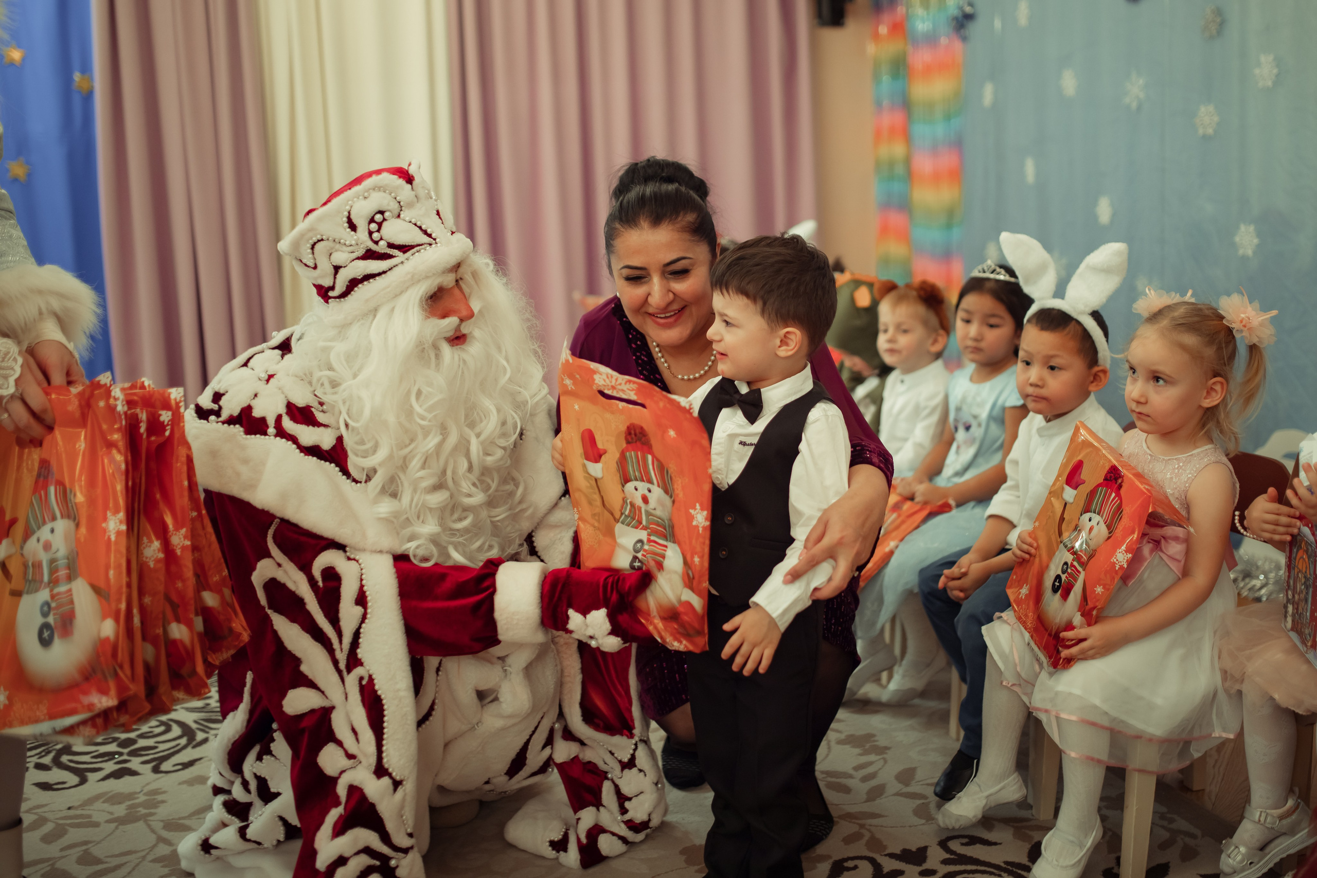 Новогодний утренник в детском саду. Семейный и детский фотограф в Москве Дорогова Екатерина