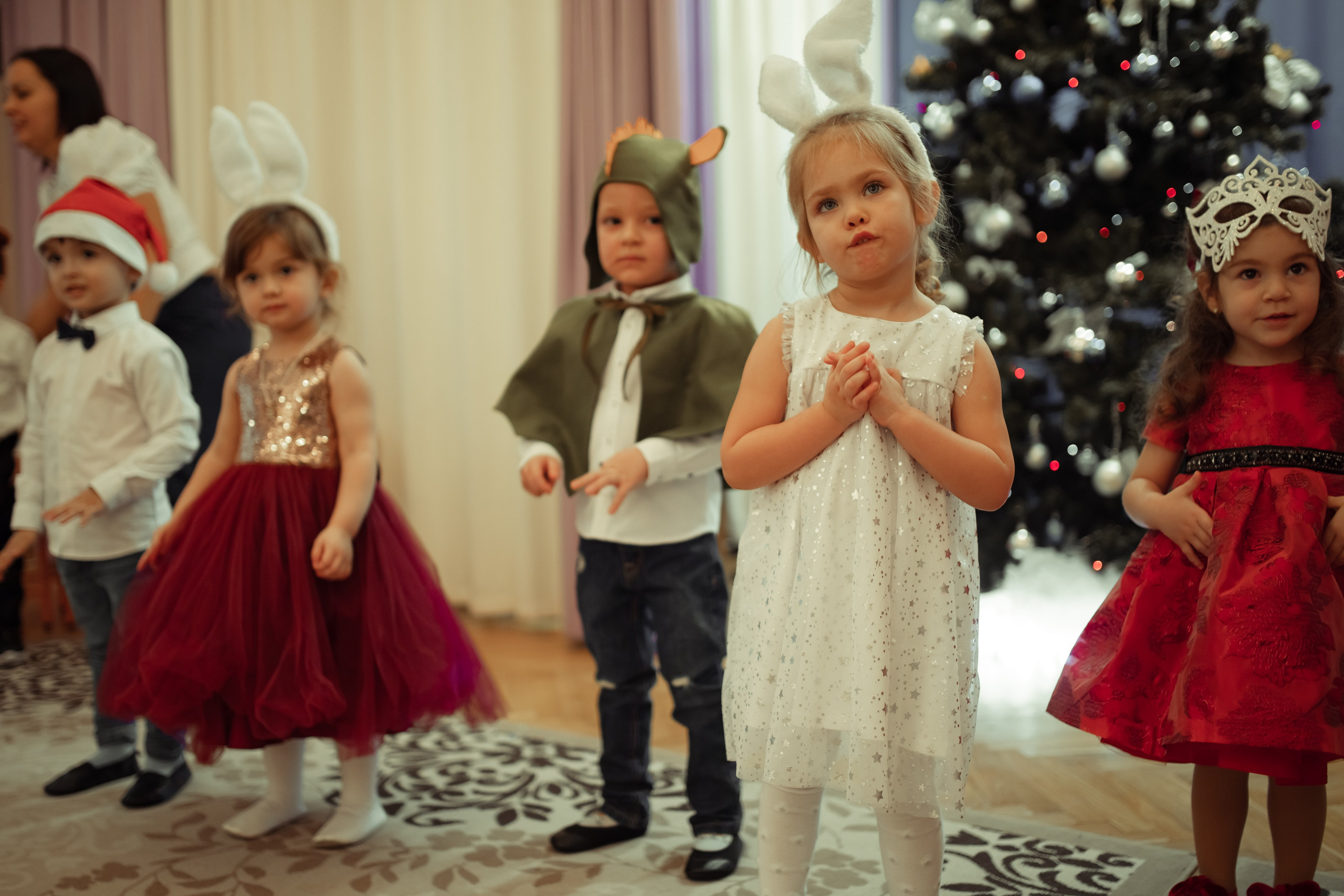 Новогодний утренник в детском саду. Семейный и детский фотограф в Москве Дорогова Екатерина