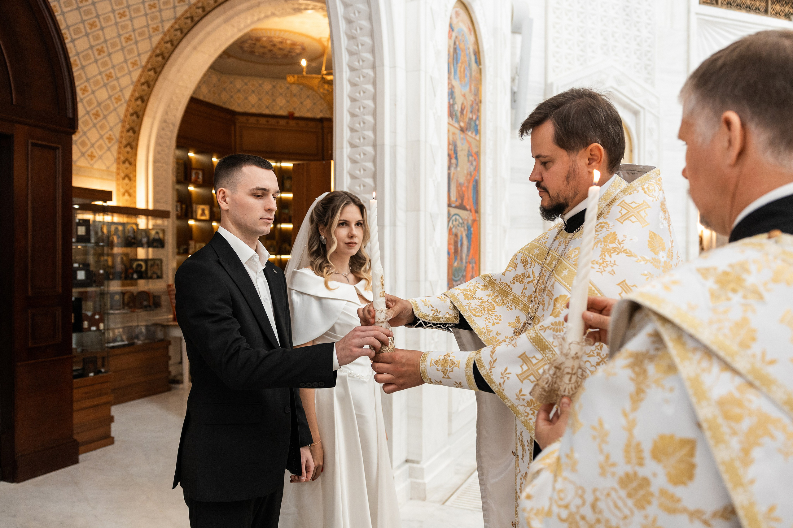 Венчание в Храме св. Владимира. Фотограф Крещение, Выписка москва