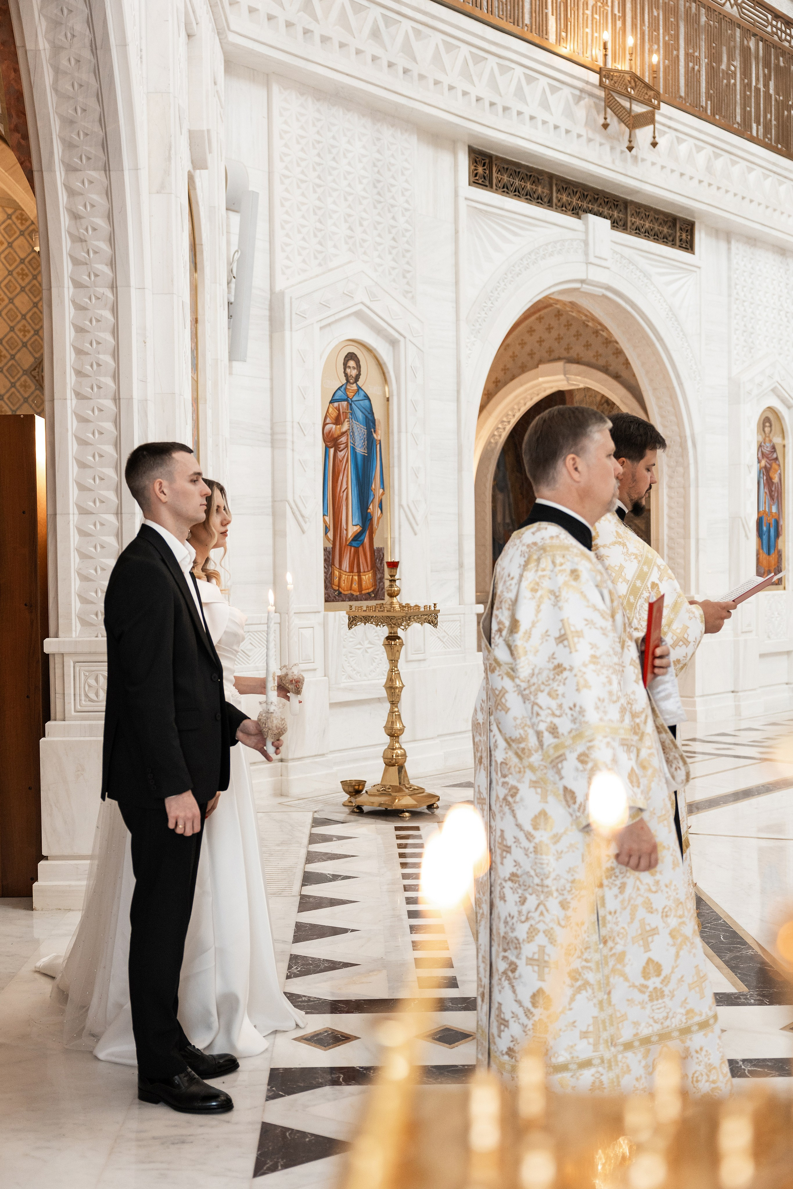 Венчание в Храме св. Владимира. Фотограф Крещение, Выписка москва
