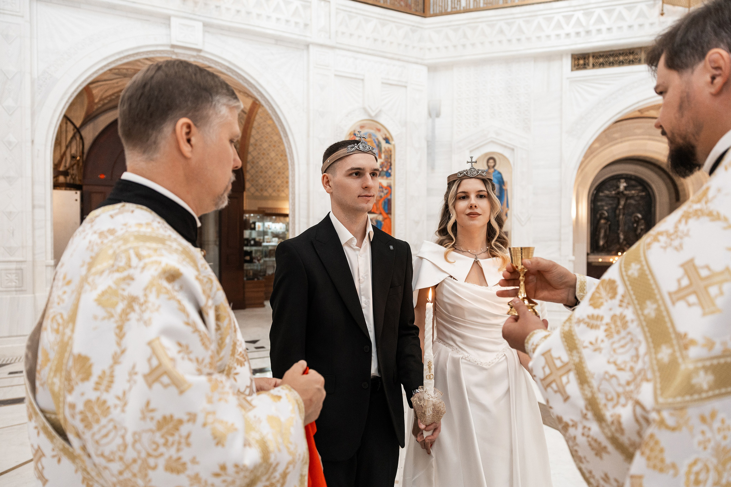 Венчание в Храме св. Владимира. Фотограф Крещение, Выписка москва