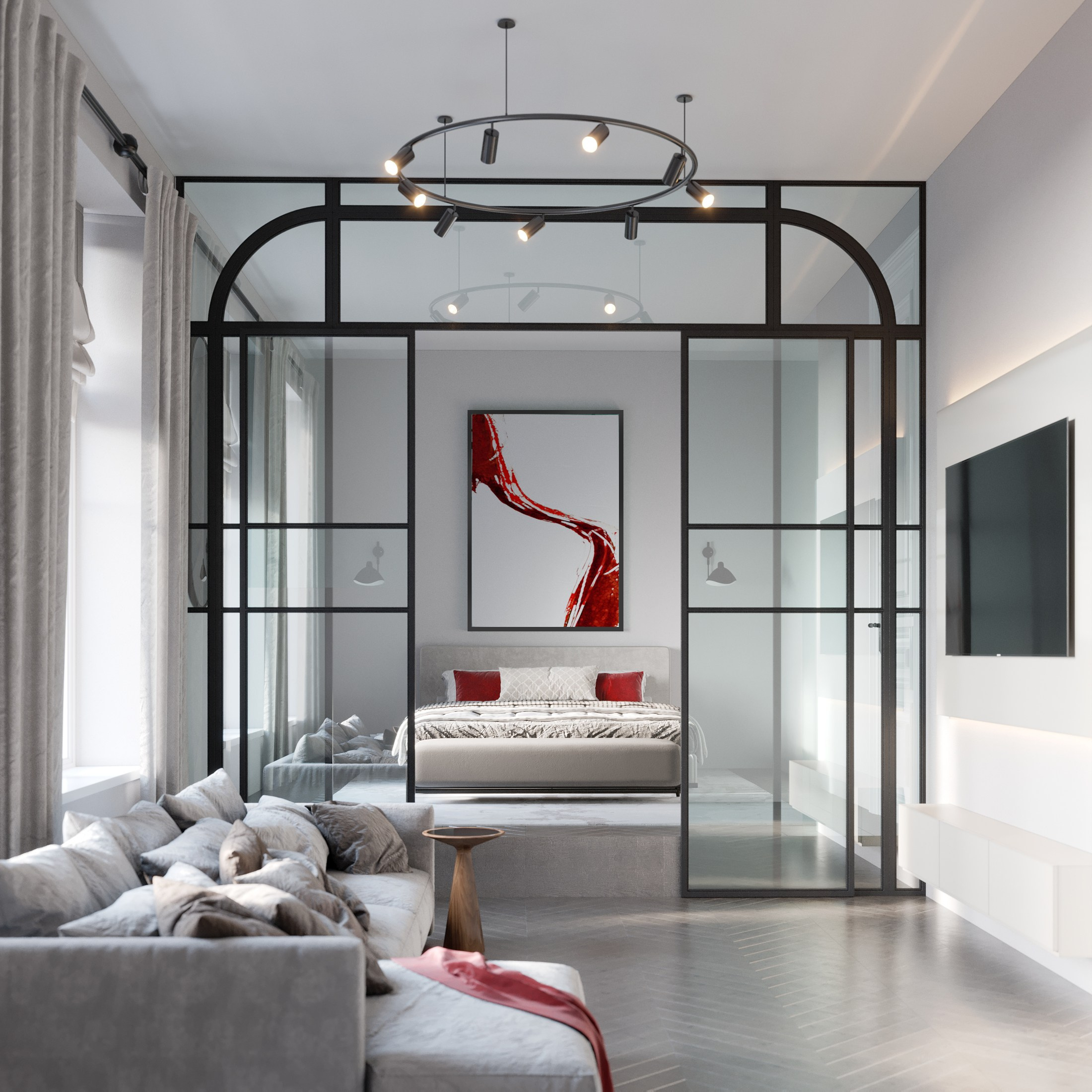 Визуализация в историческом фонде Москвы на Пречистенке. Клиент Parametric Box. Евгений Пырков — 3d визуализатор интерьеров и экстерьеров России