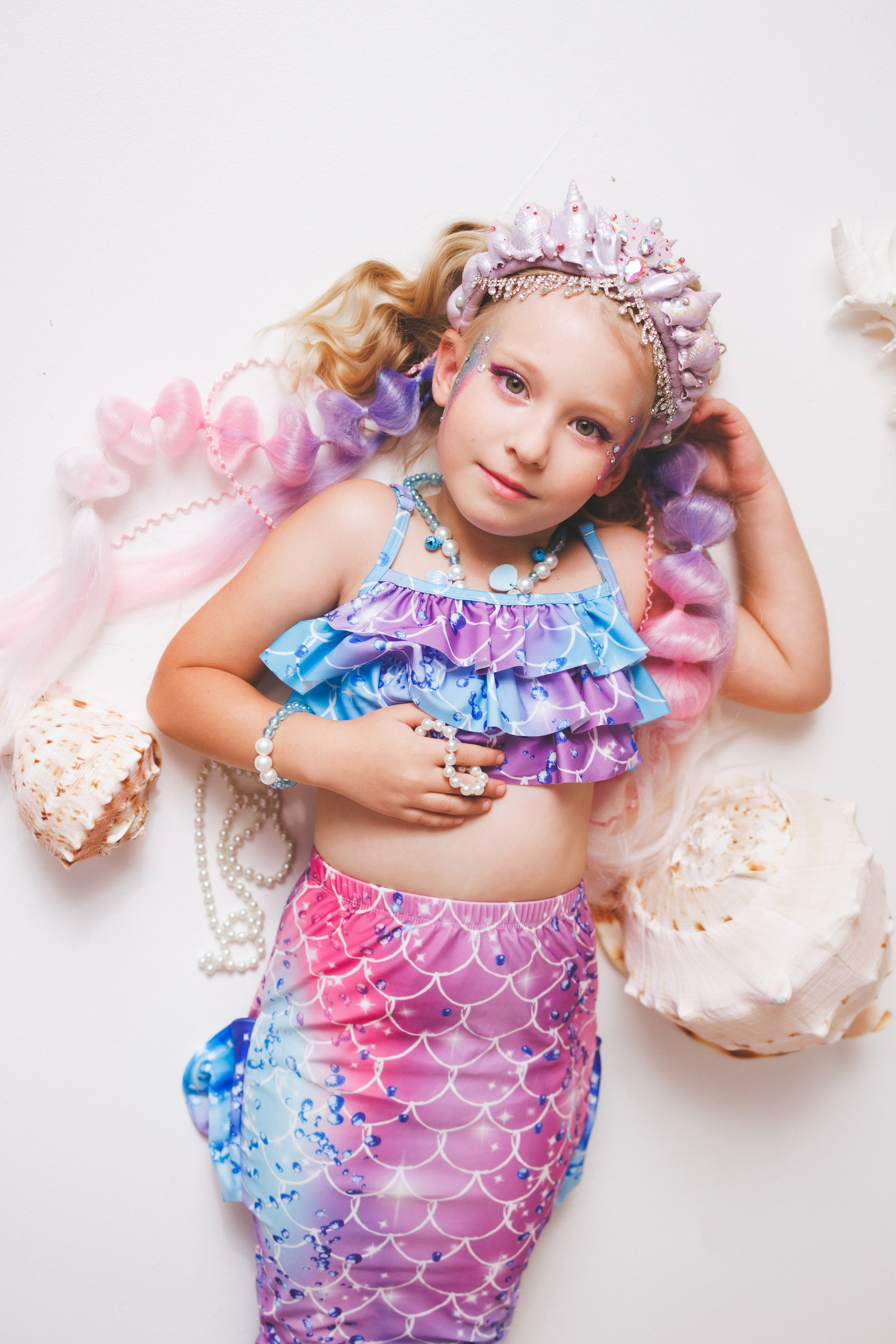 Детская фотосессия в образе «РУСАЛОЧКА», город Краснодар. Семейный и детский фотограф в Краснодаре Анна Трашкова