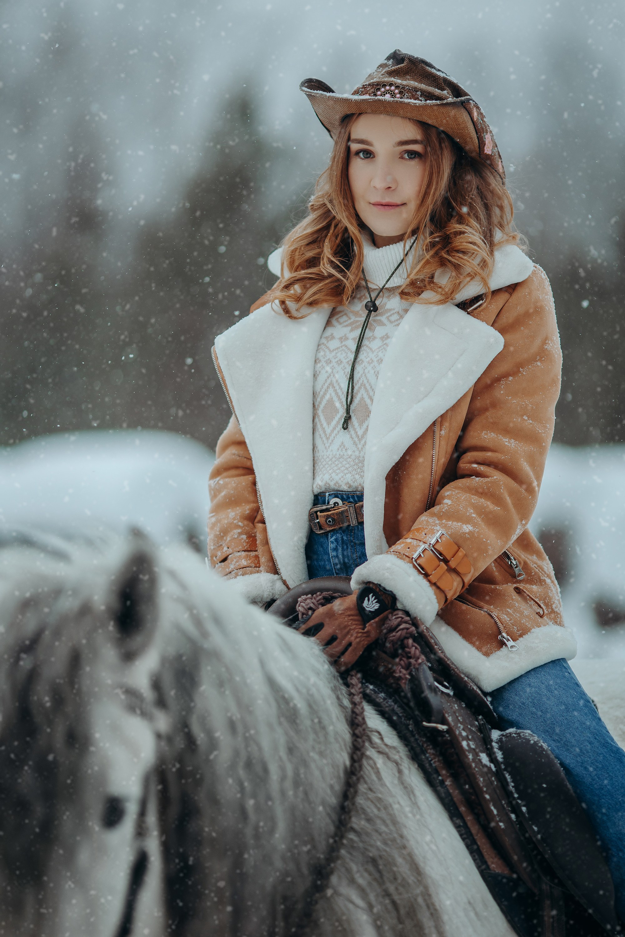 Снежная история. Анна Молчанова конный фотограф в Тюмени | фотосессии с лошадьми Тюмень