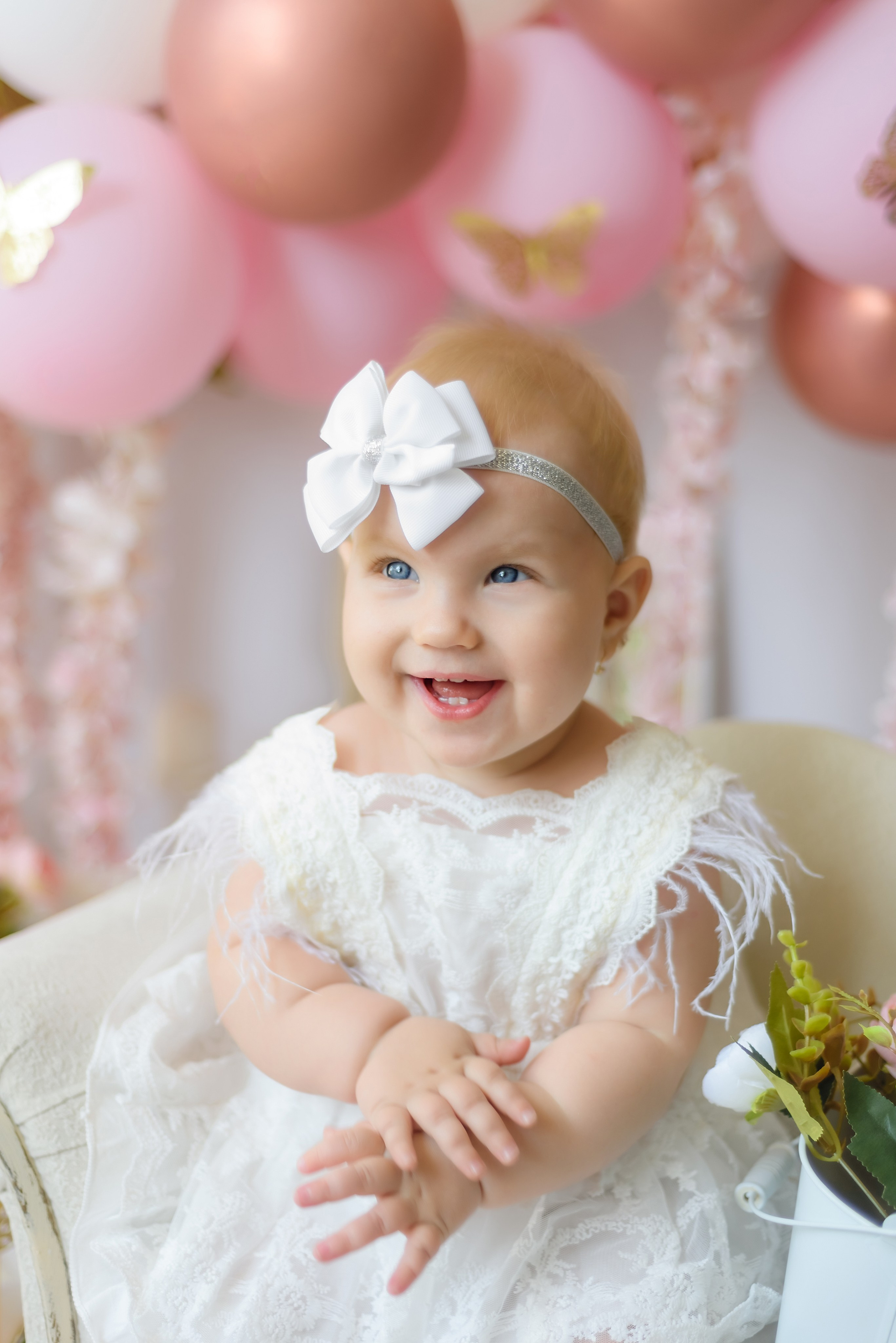 «Бабочки» Милане 11 месяцев. Детский Фотограф |Фотограф на годик в Брянске Ирина Романова