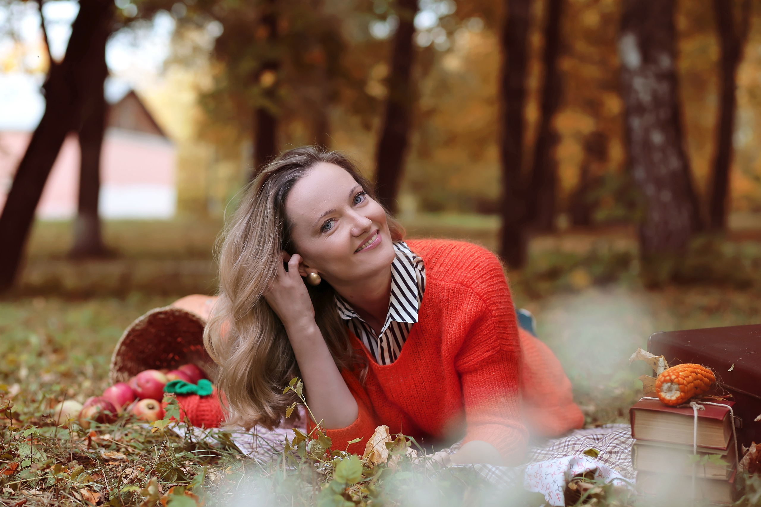 Наталья и осень. Школьный и детский фотограф Старожилово