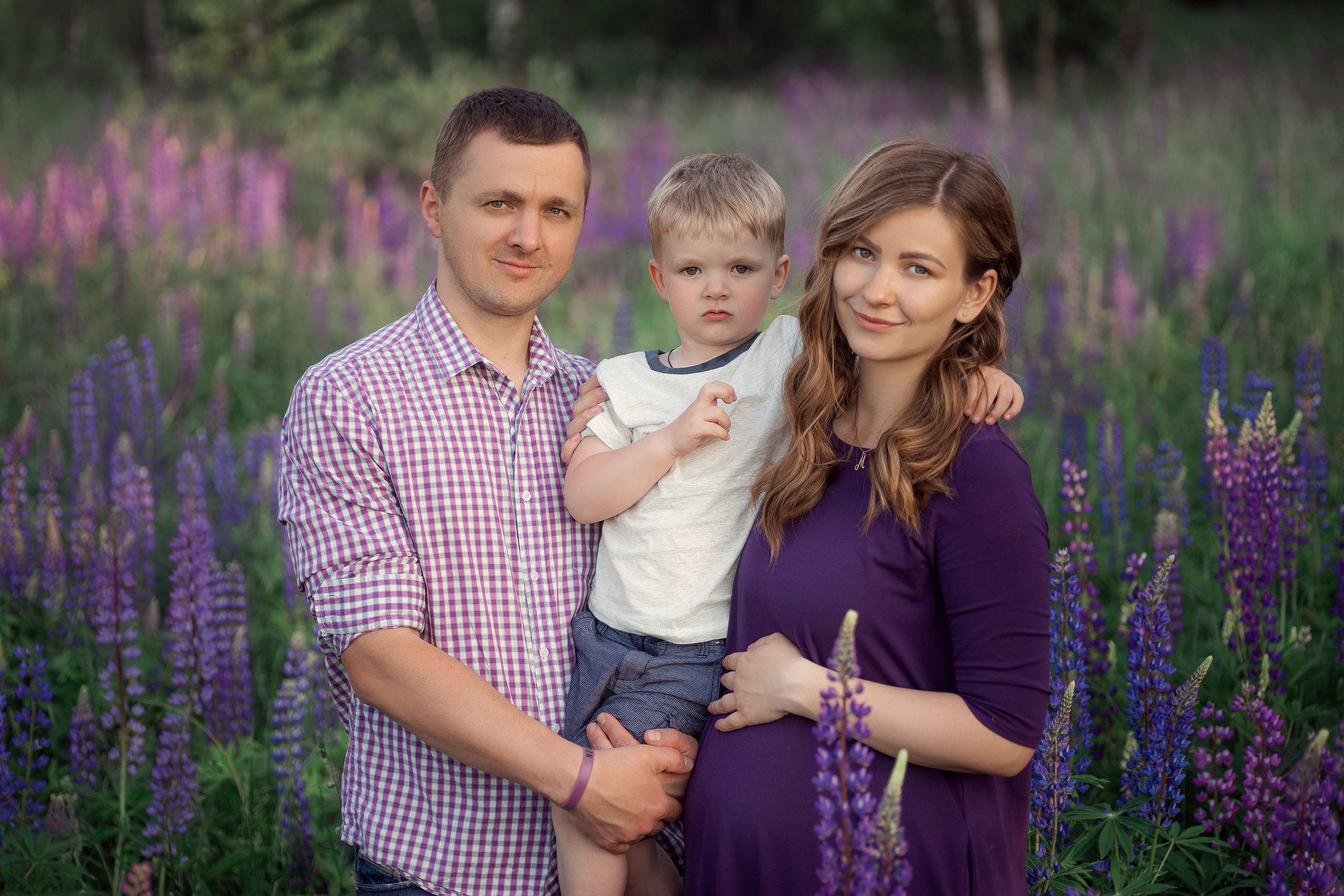 Семейная фотосессия на природе в Рязани. Фотограф новорожденных г. Рязань, детский и семейный фотограф