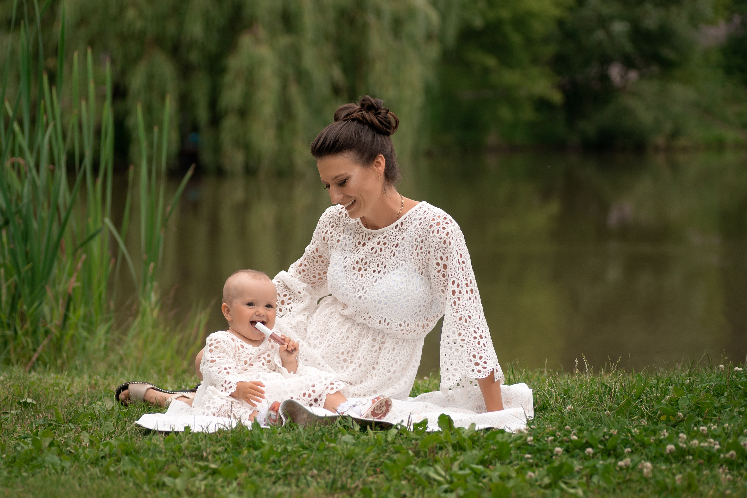 Семейная фотосессия на природе в Рязани. Фотограф новорожденных г. Рязань, детский и семейный фотограф
