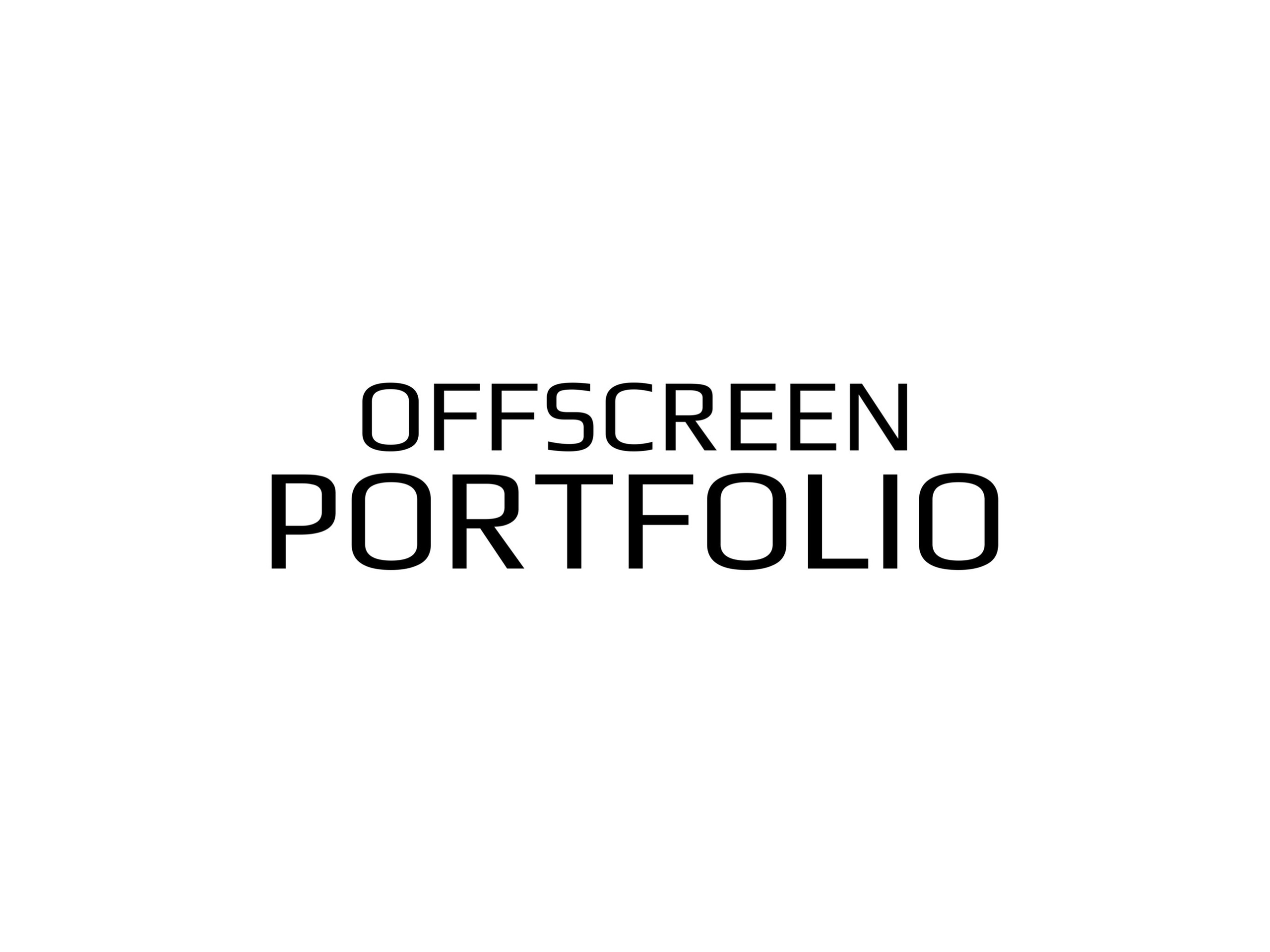 Портфолио. OFFSCREEN