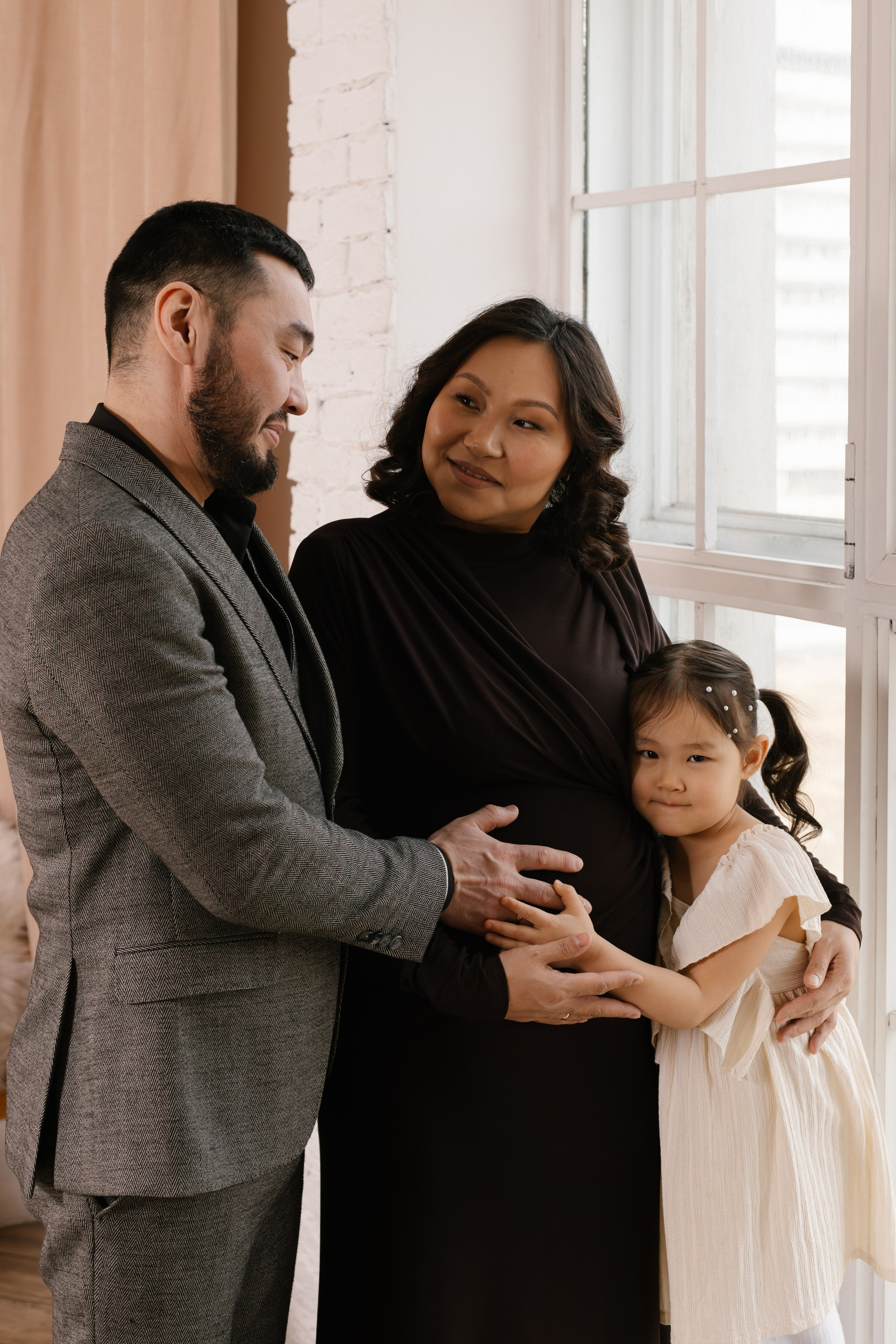 Фотосессия беремености для Анастасии и Жаргала. Семейный и свадебный фотограф в Москве и Домодедово Анна Авилочкина