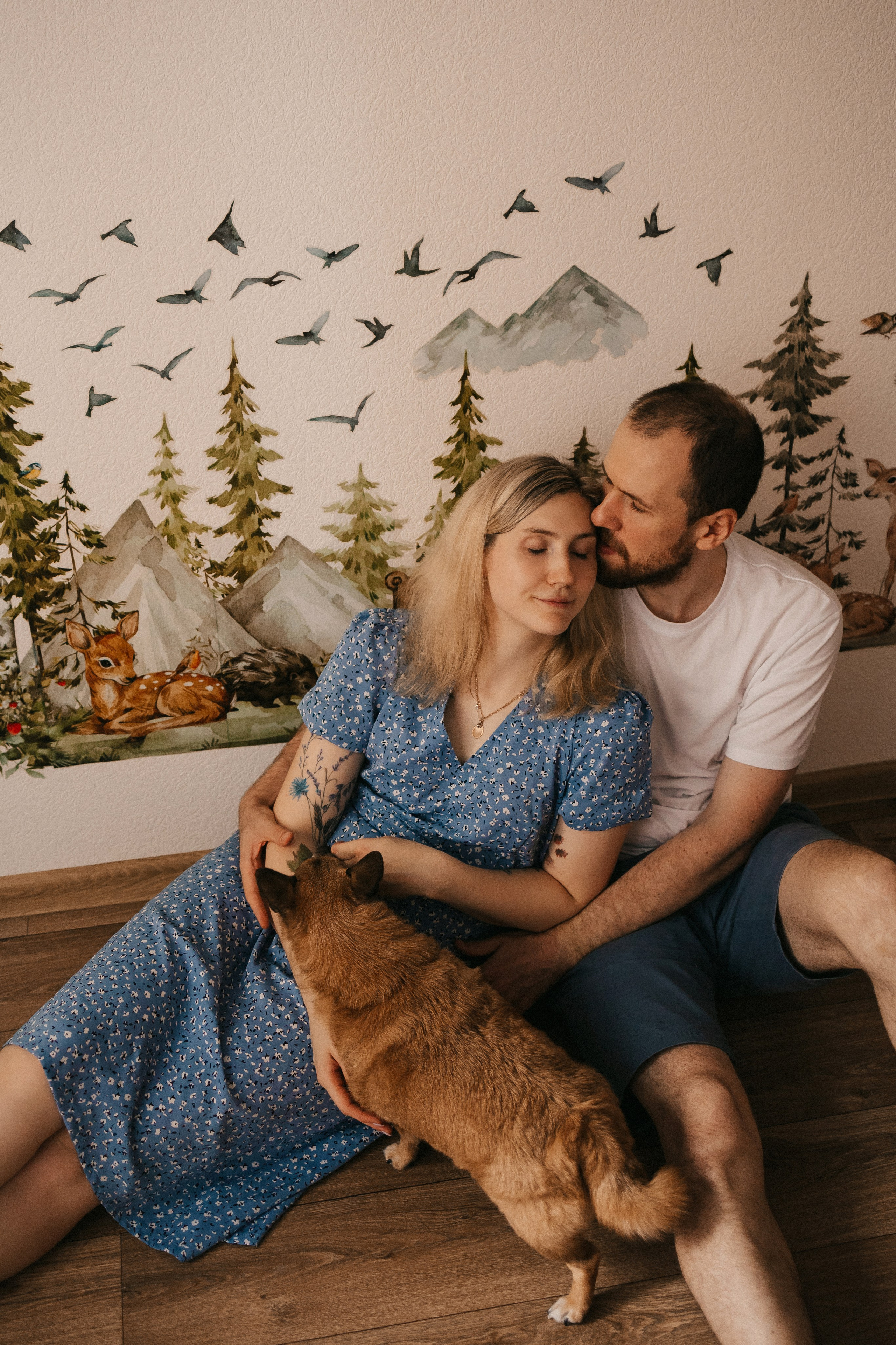 Маша с Лёшей и дочка Саша. Фотограф Нижний Новгород