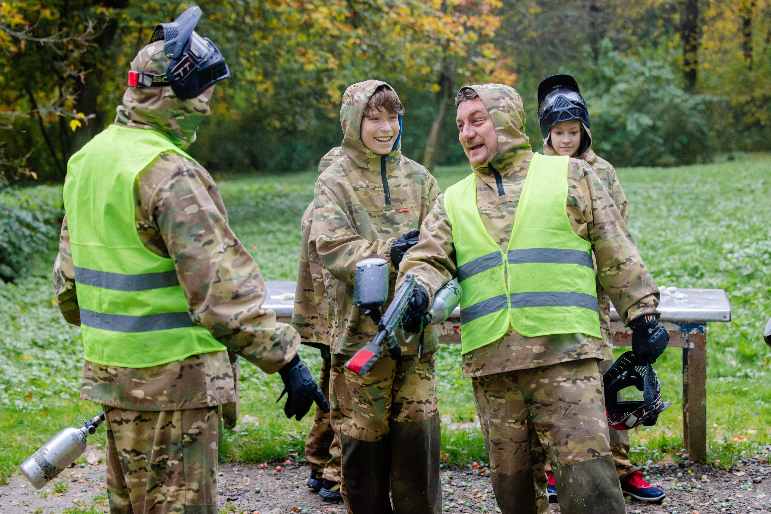 День рождения в пейнтбольном клубе Зарница. Фотограф и режиссер Московко Екатерина