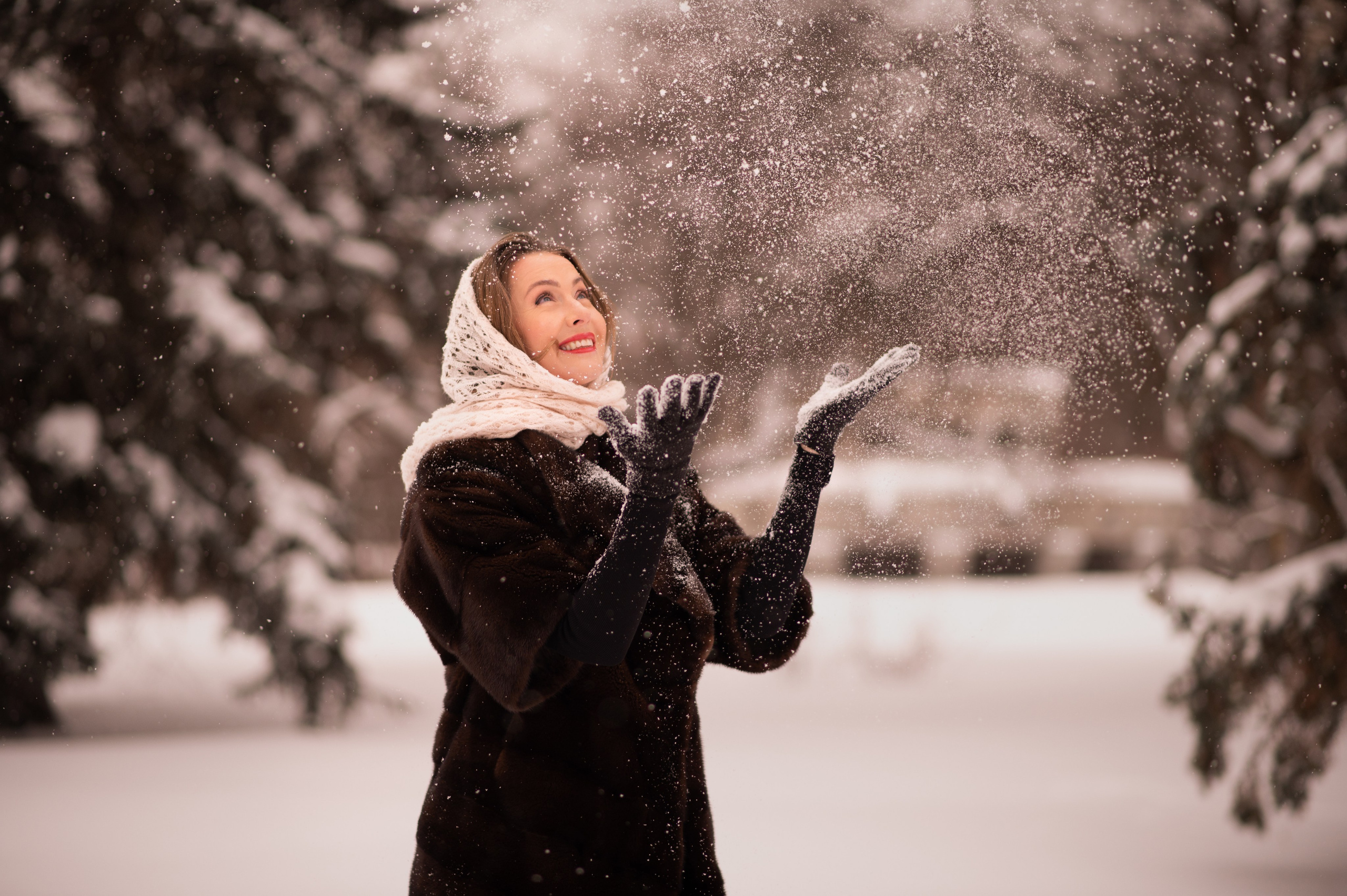 Зимний «Russian girl». Семейный и детский фотограф в Москве Анна Оськина