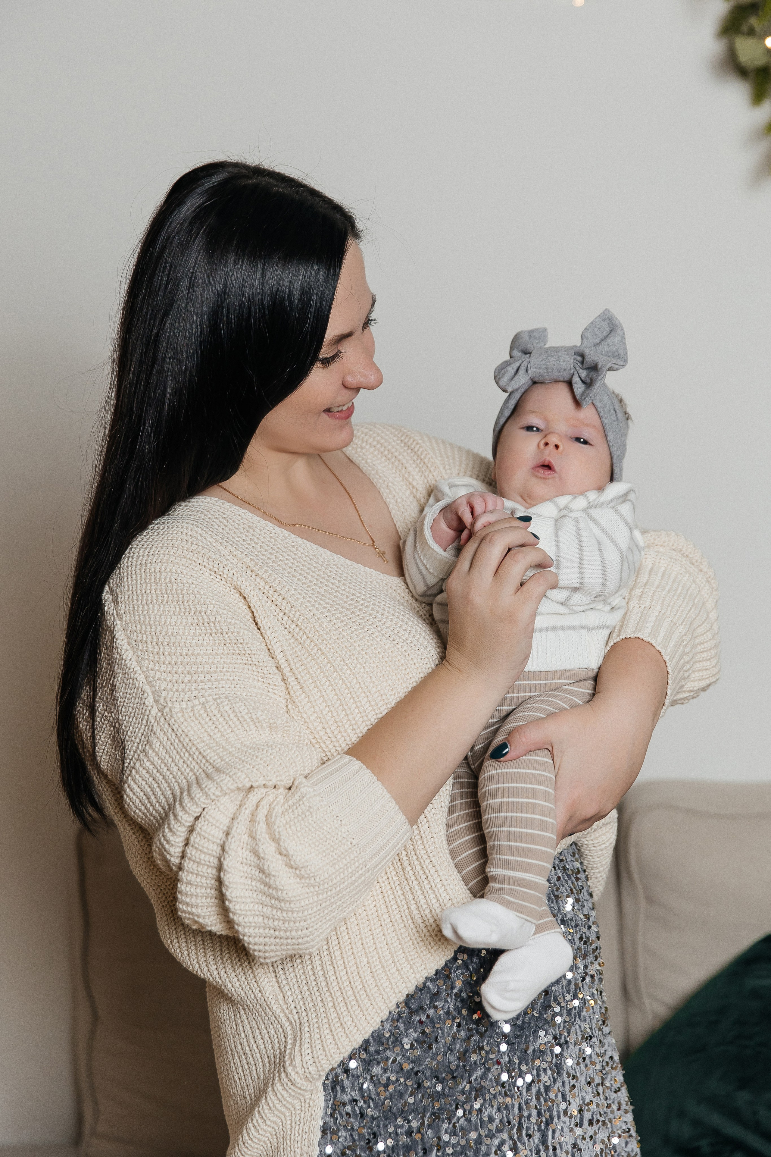 Дарья с семьей новогодняя. Свадебный и семейный фотограф в Вологде Екатерина Назарина