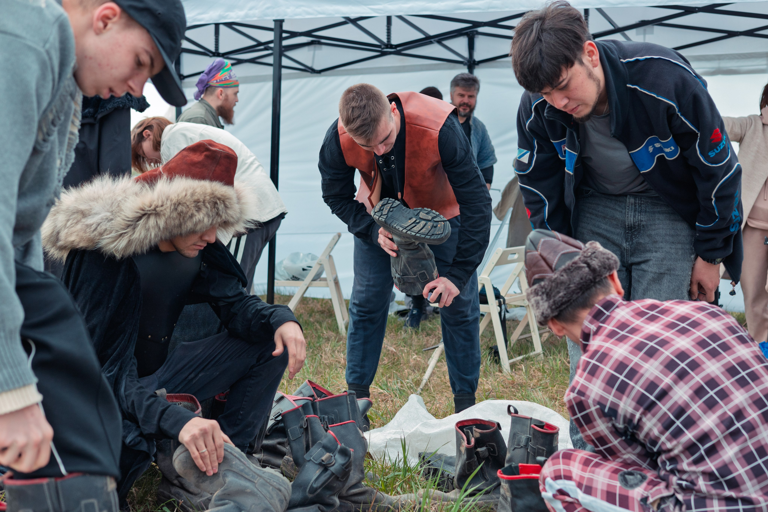 Бэкстейдж-съемка рекламы охранной компании «Тамерлан». Фотограф Белов Тимофей | Красноярск