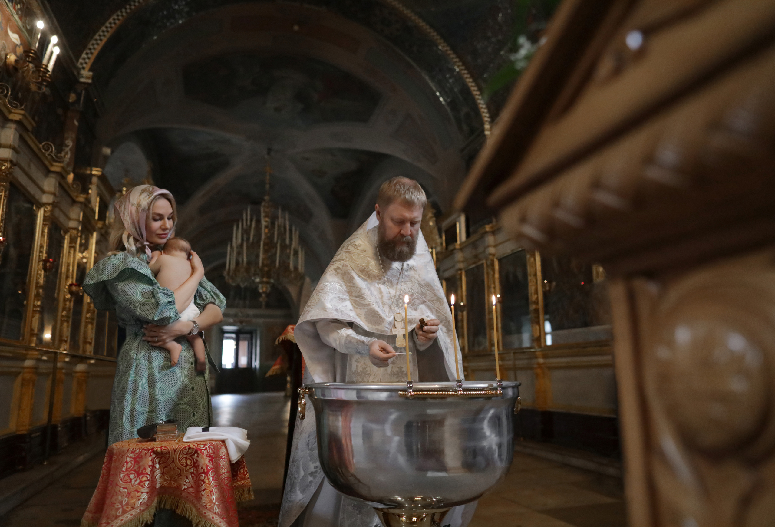 Крещение. Фотограф на Венчание и Крещение, семейный фотограф в Москве и области