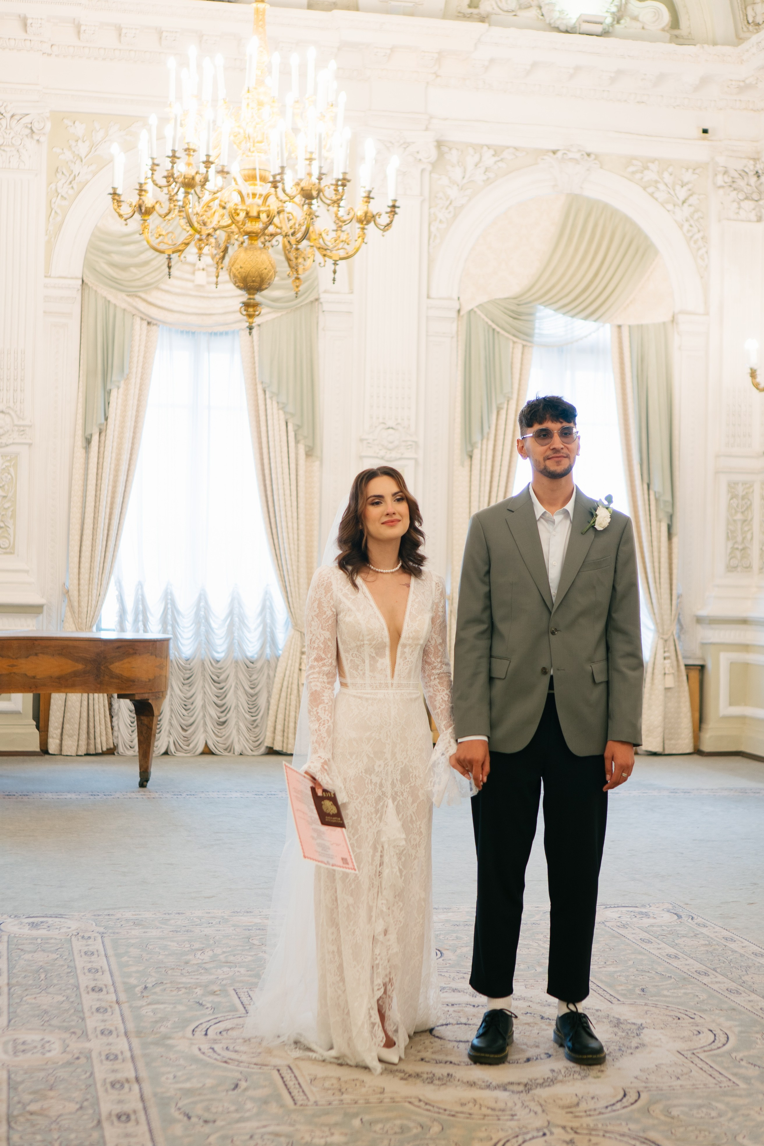 СВАДЕБНАЯ СЬЕМКА В ПЕРВОМ ДВОРЦЕ БРАКОСОЧЕТАНИЯ. Профессиональный фотограф, Санкт-Петербург — Виктория Богомолова