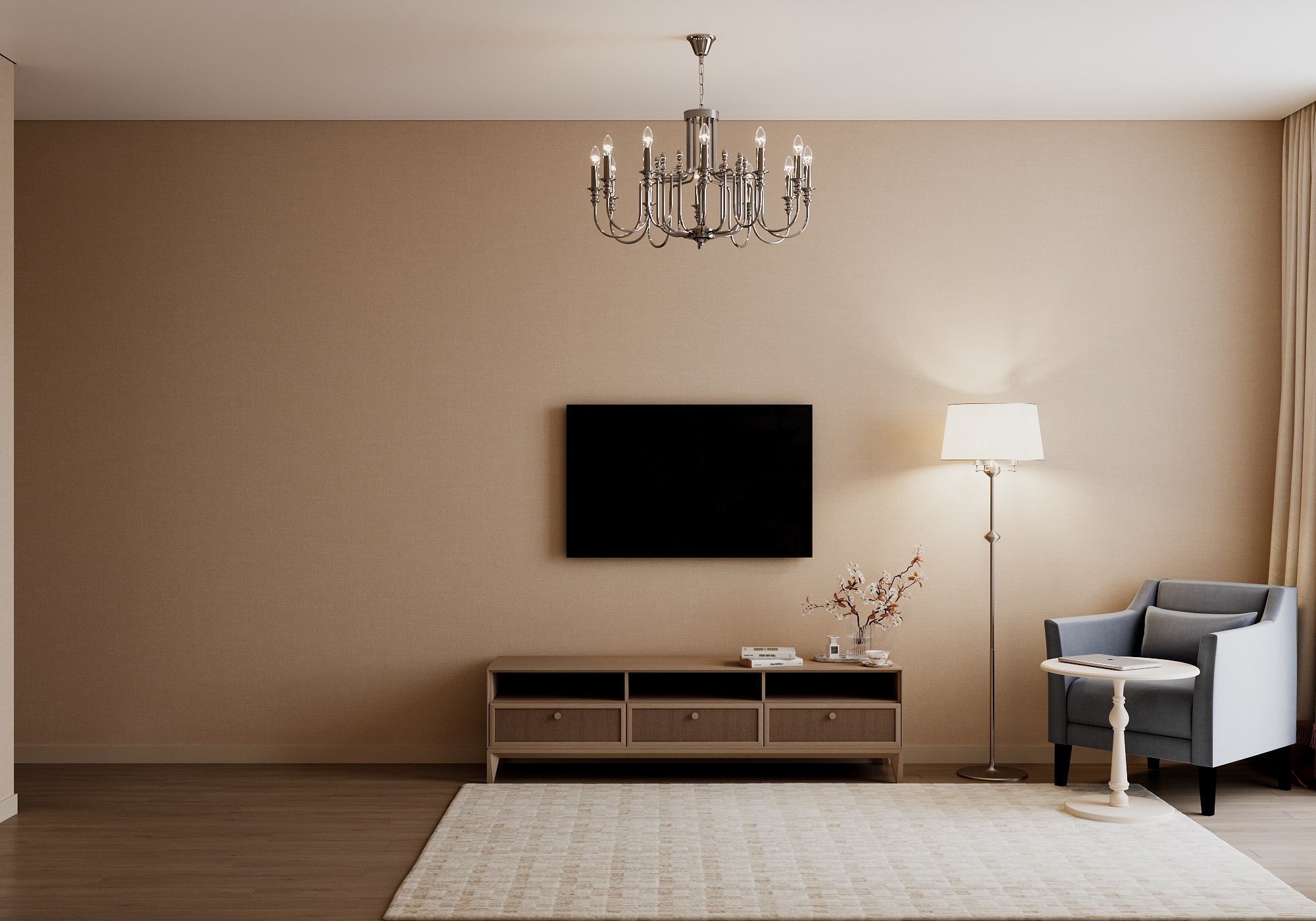 Спальная комната. Визуализатор Векшина Елена