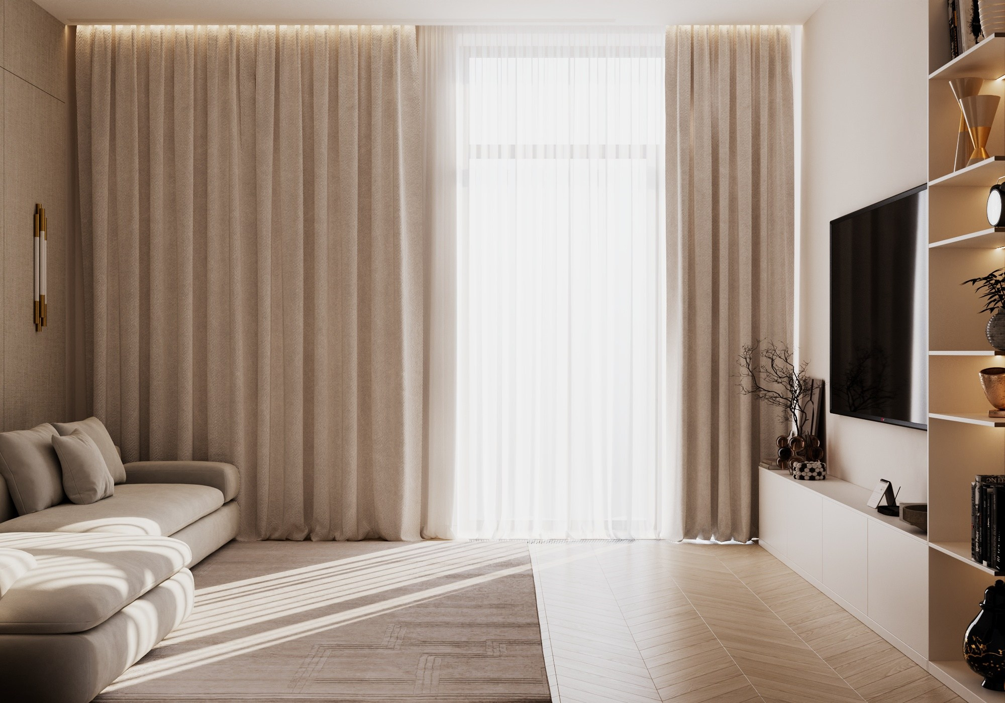 Кабинет замена дивана. Визуализатор Векшина Елена