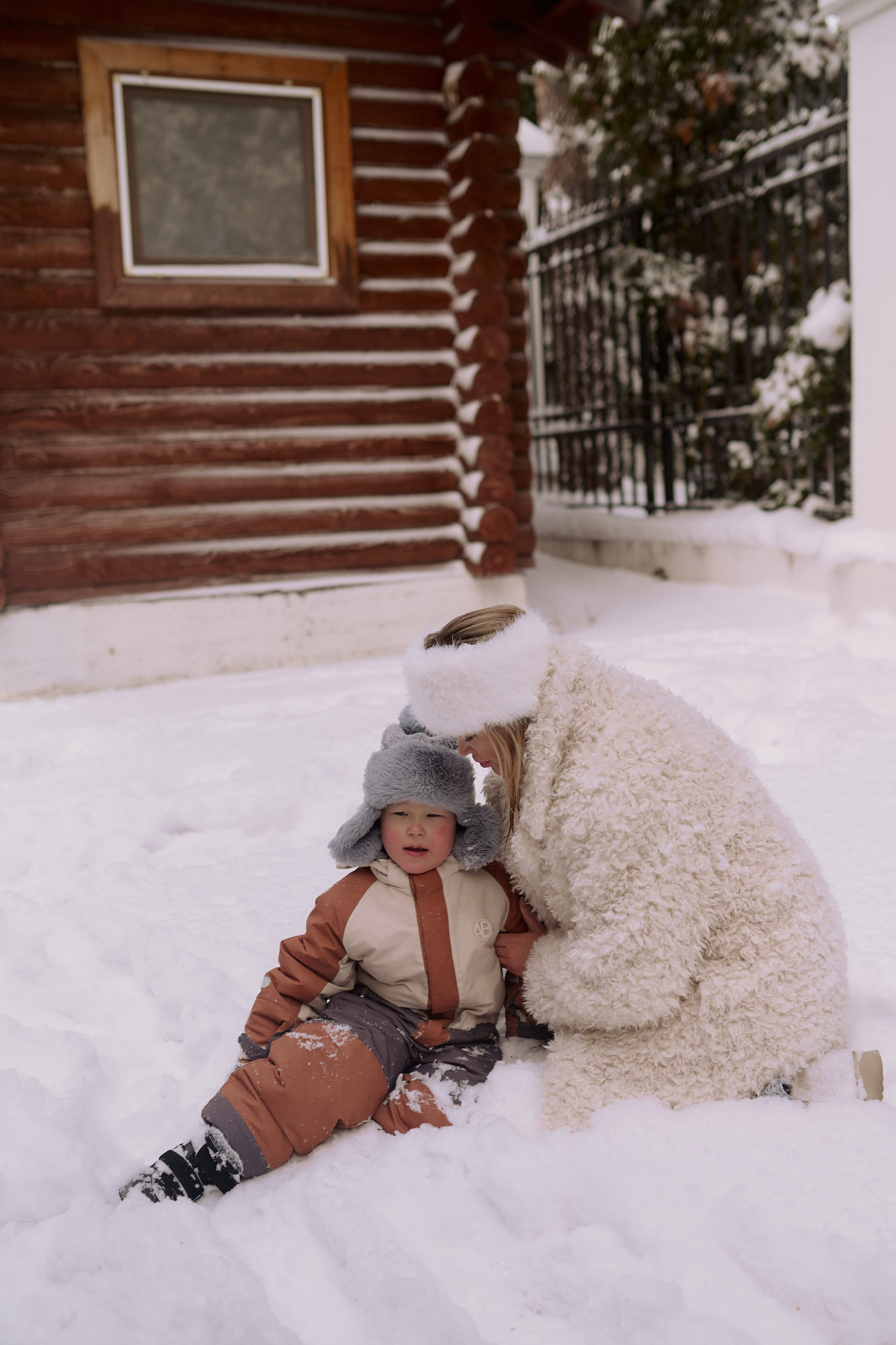 Паша, Света и Марк на зимней прогулке. Семейный и свадебный lifestyle-фотограф в Москве Мария Петрова