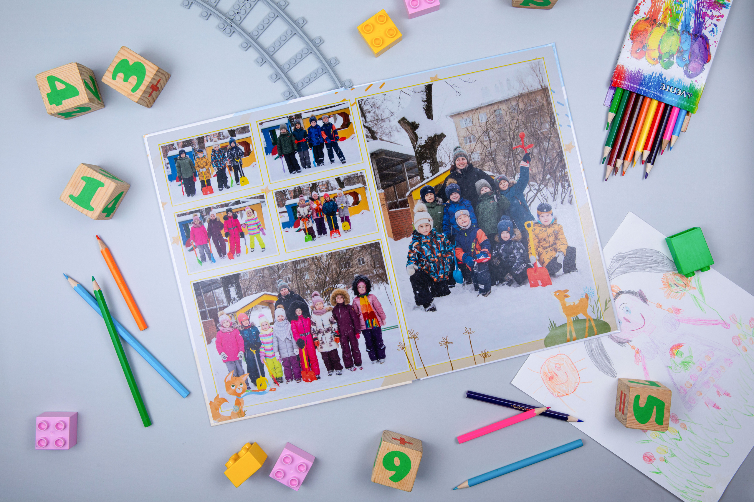 Детский сад. Готовые альбомы. Фотокниги в Туле. Выпускные фотокниги в Туле