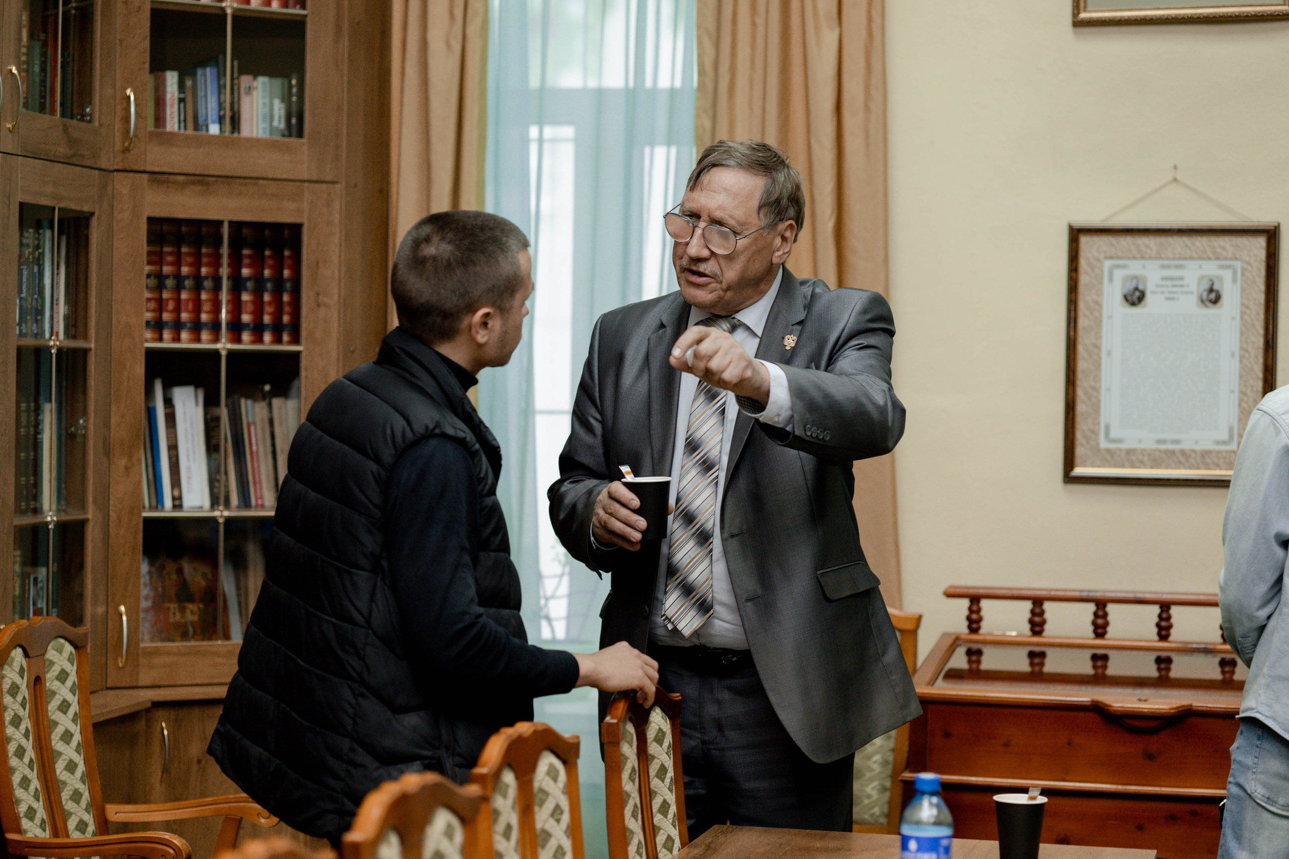 Награждение шахматной федерации