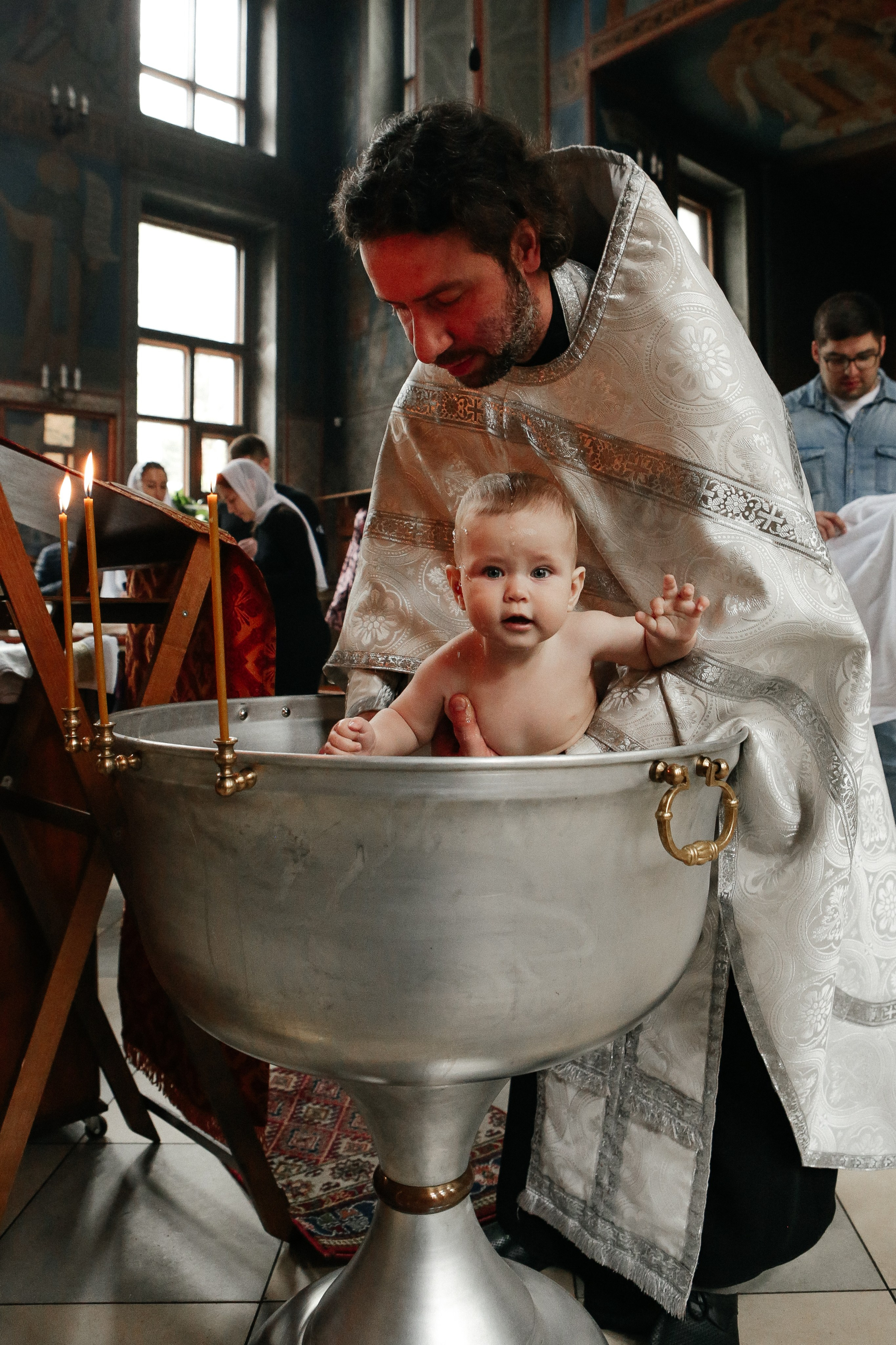 Крещение Максима. Семейный и детский фотограф в Москве Александра Мак