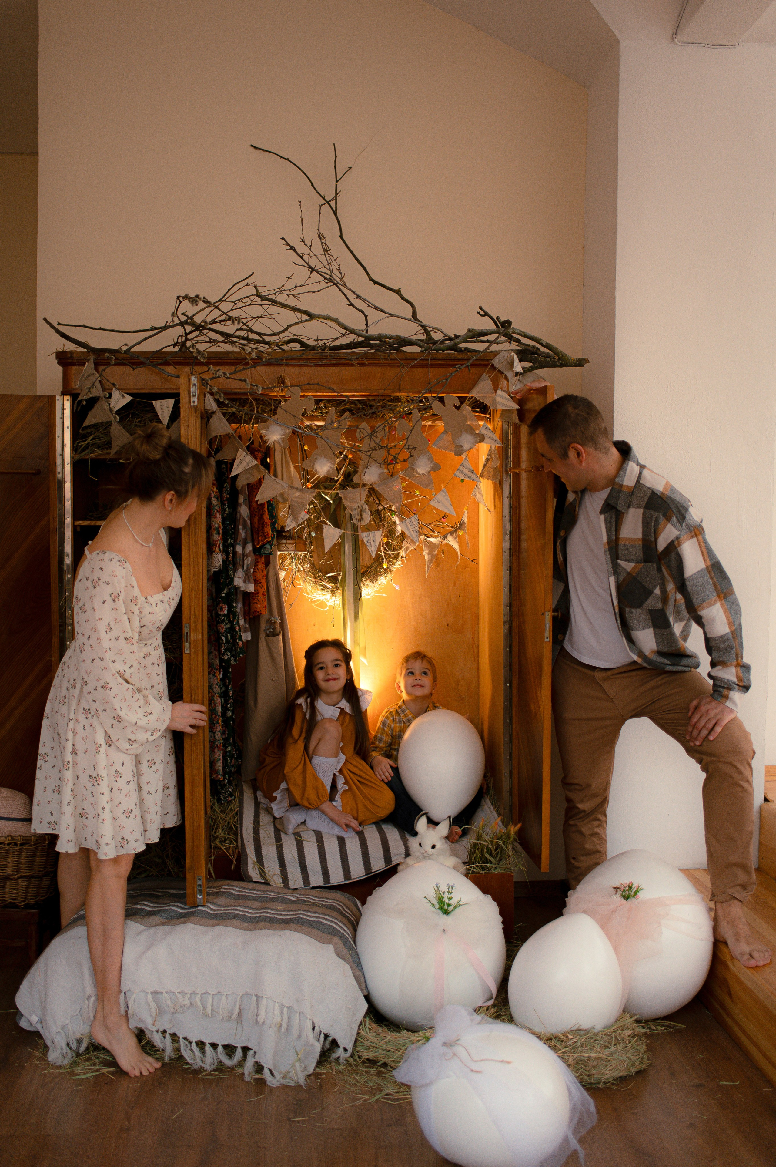 Семейная фотосессия в студии. Семейный и свадебный фотограф в Санкт-Петербурге Юлия Мельникова