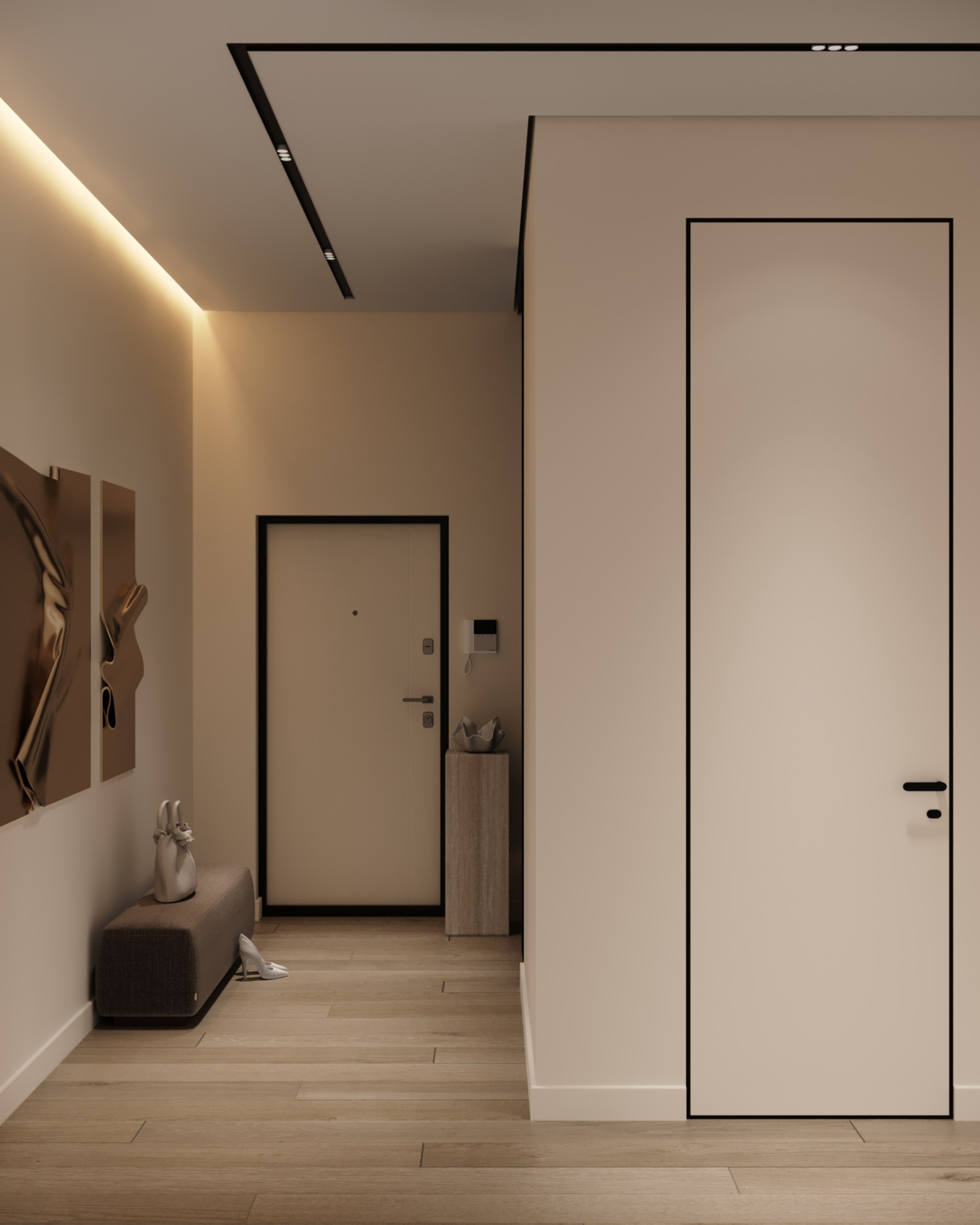 ЖК Русская Европа | 85 м² | 2026. 3D Визуализация интерьера