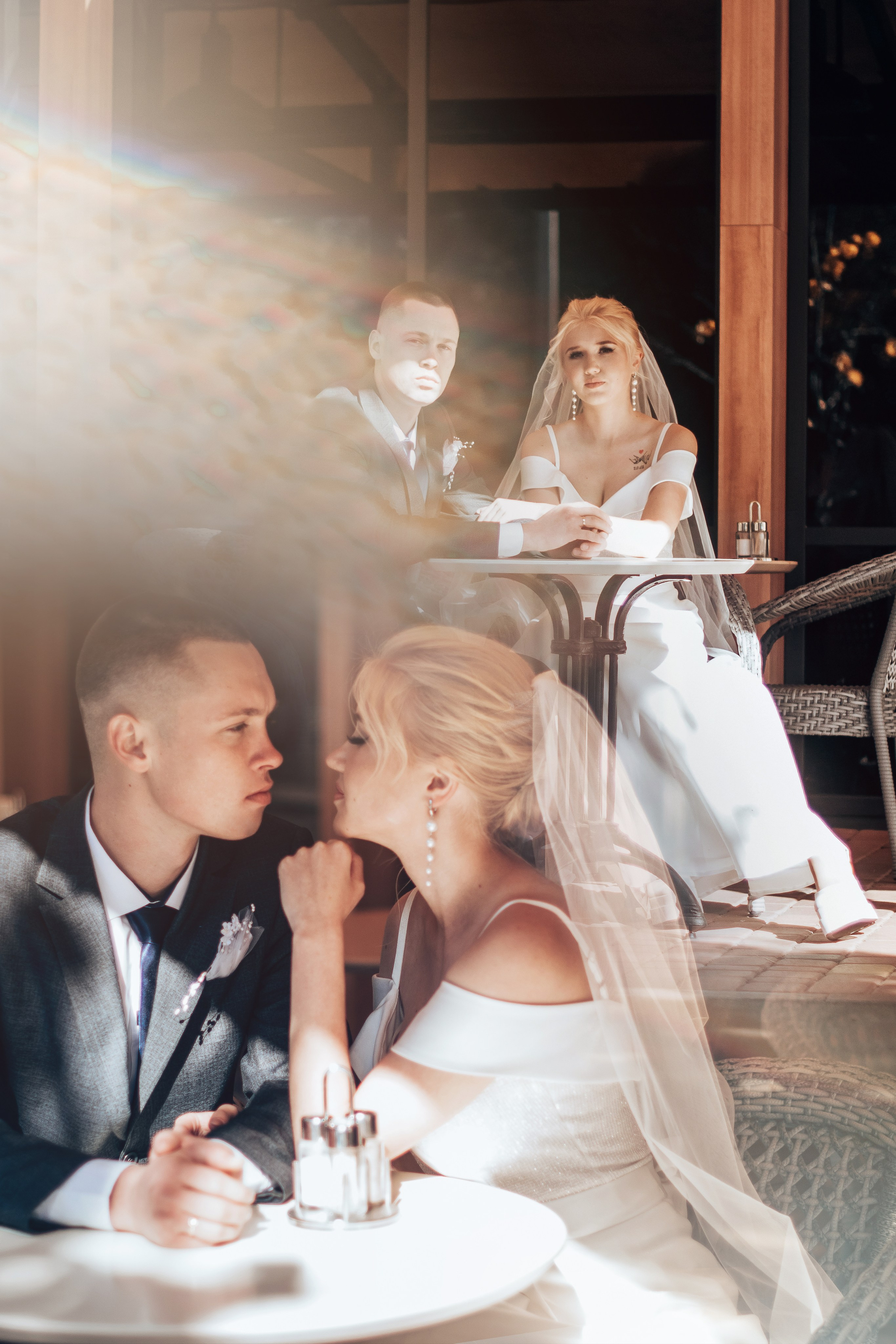 Свадебная фотосессия на площади Пушкина в г. Кемерово