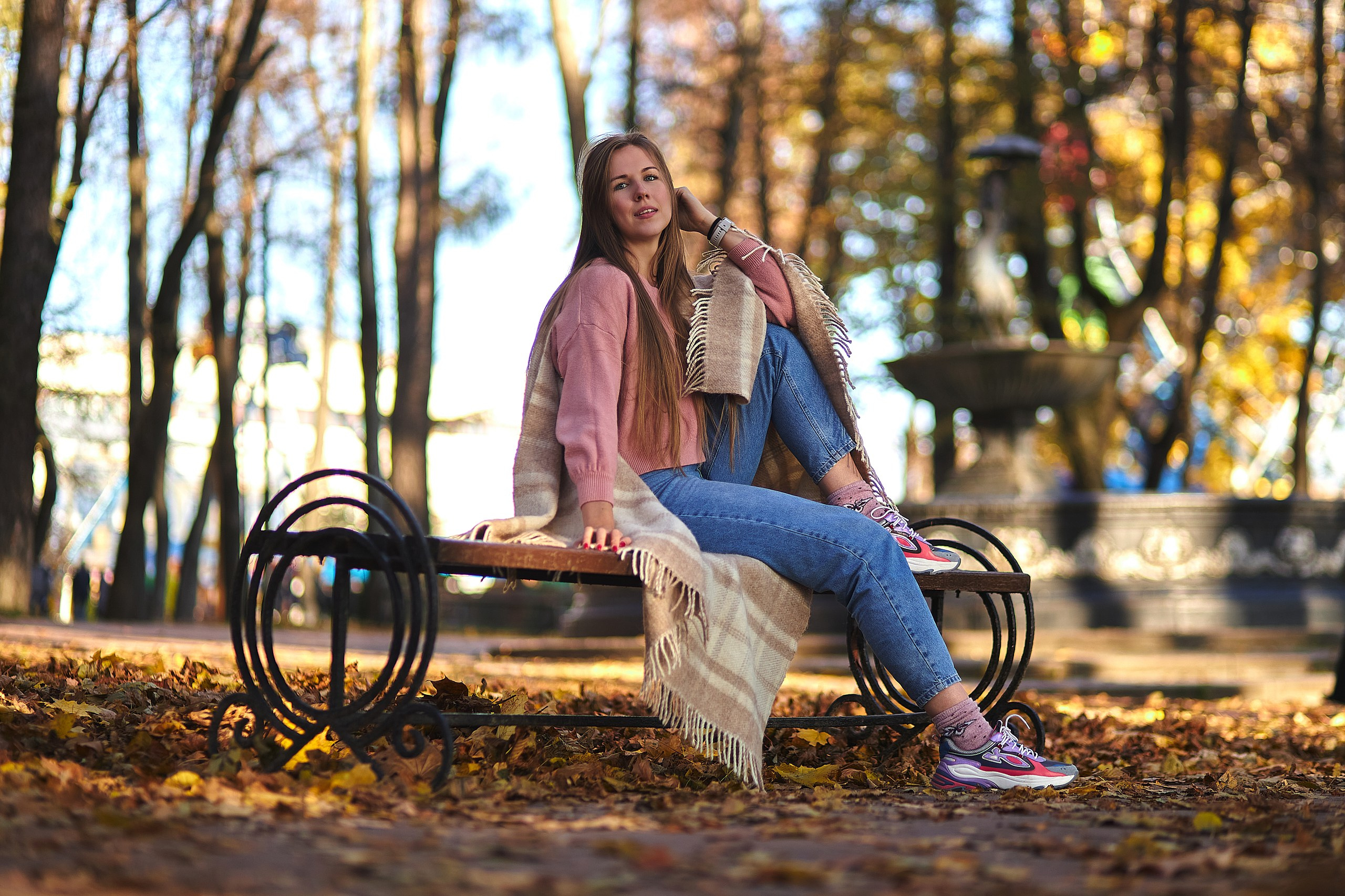 Аня, осень. Фотограф Игорь Михайлов