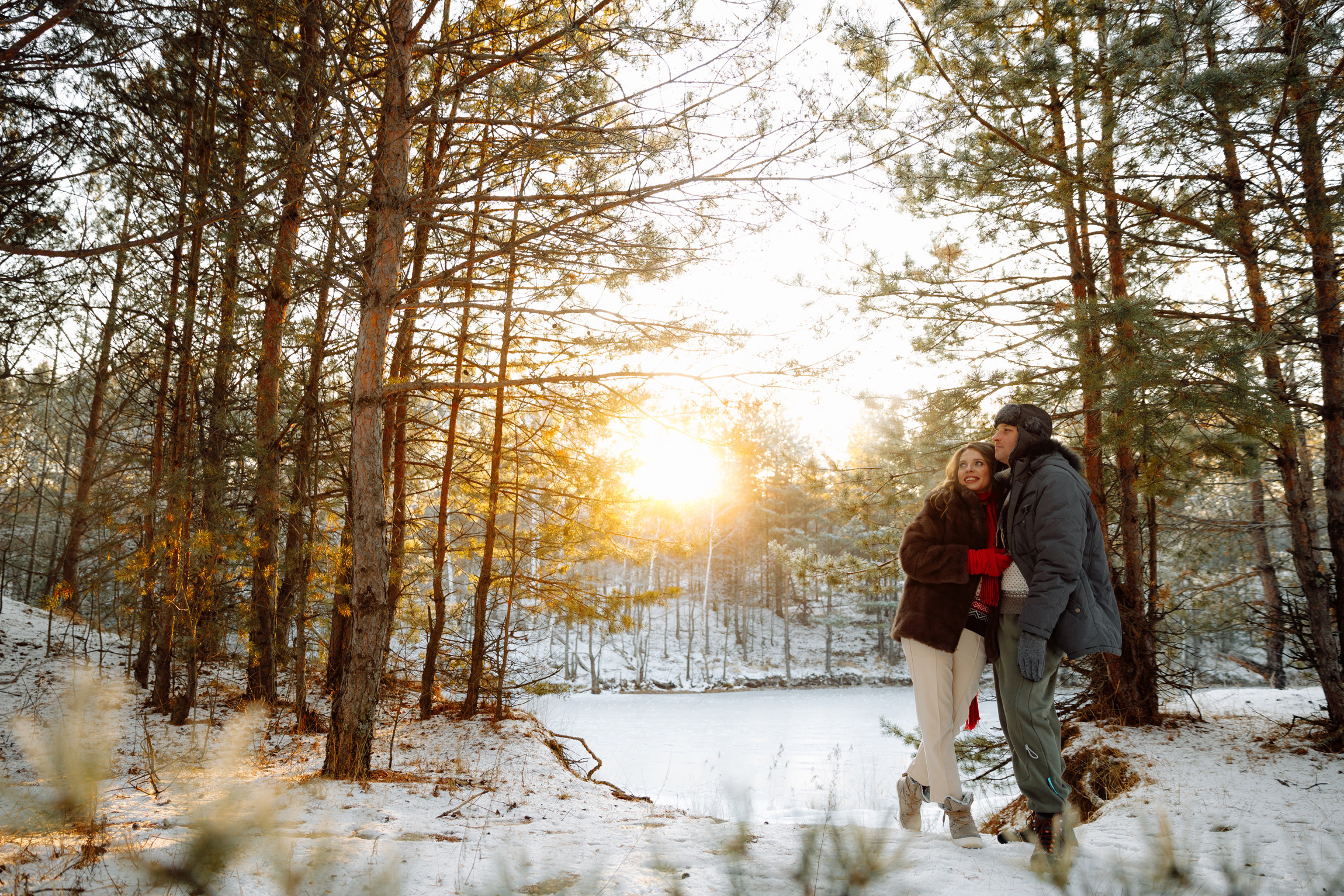 Фотограф Анна Руданова. Зимняя фотосессия на природе