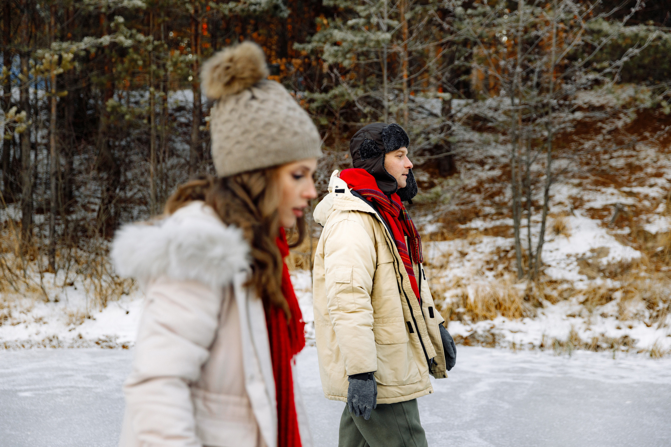 Фотограф Анна Руданова. Зимняя фотосессия на природе