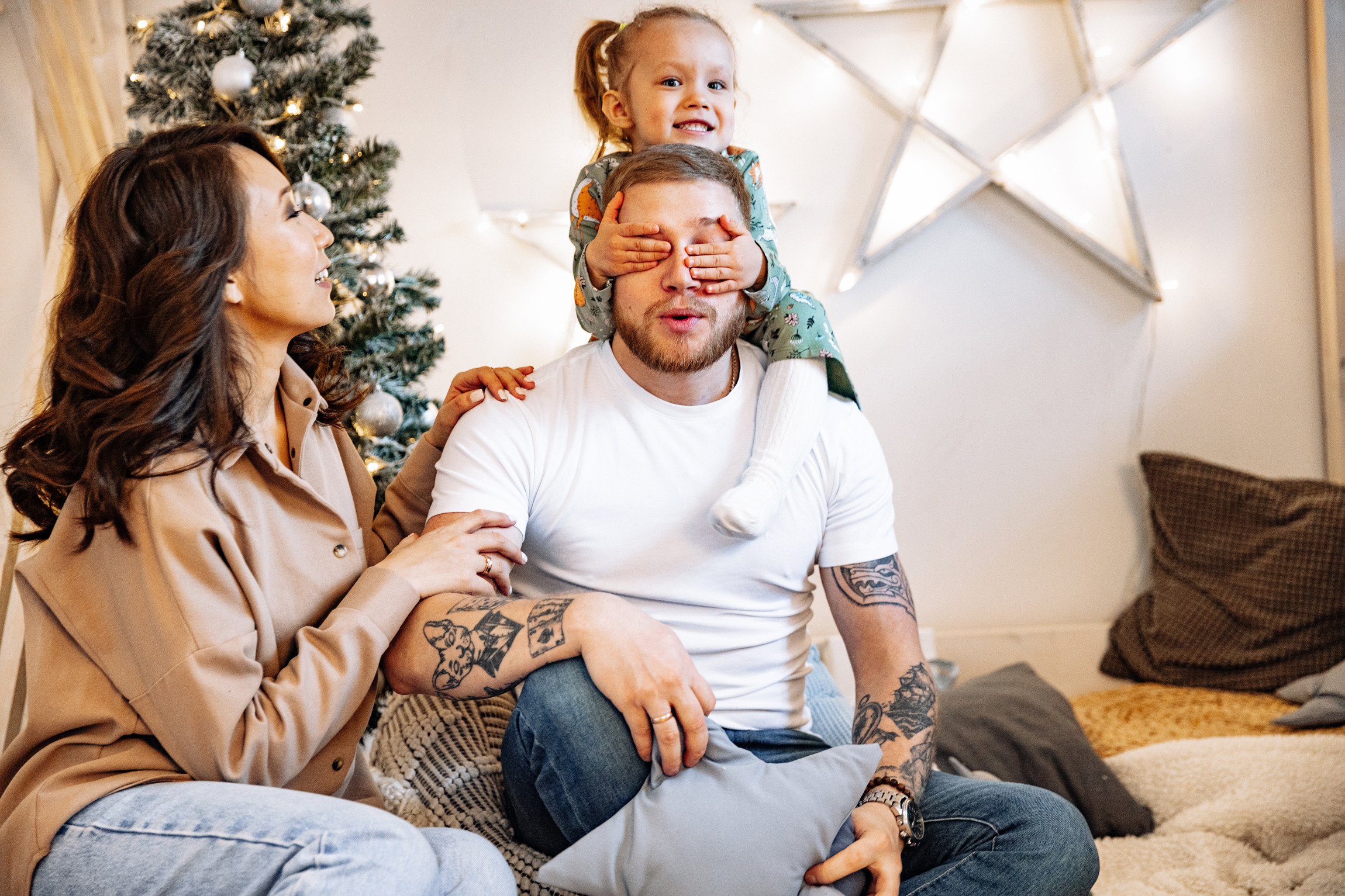 Семейная съемка Эвелина, Сергей и Кира