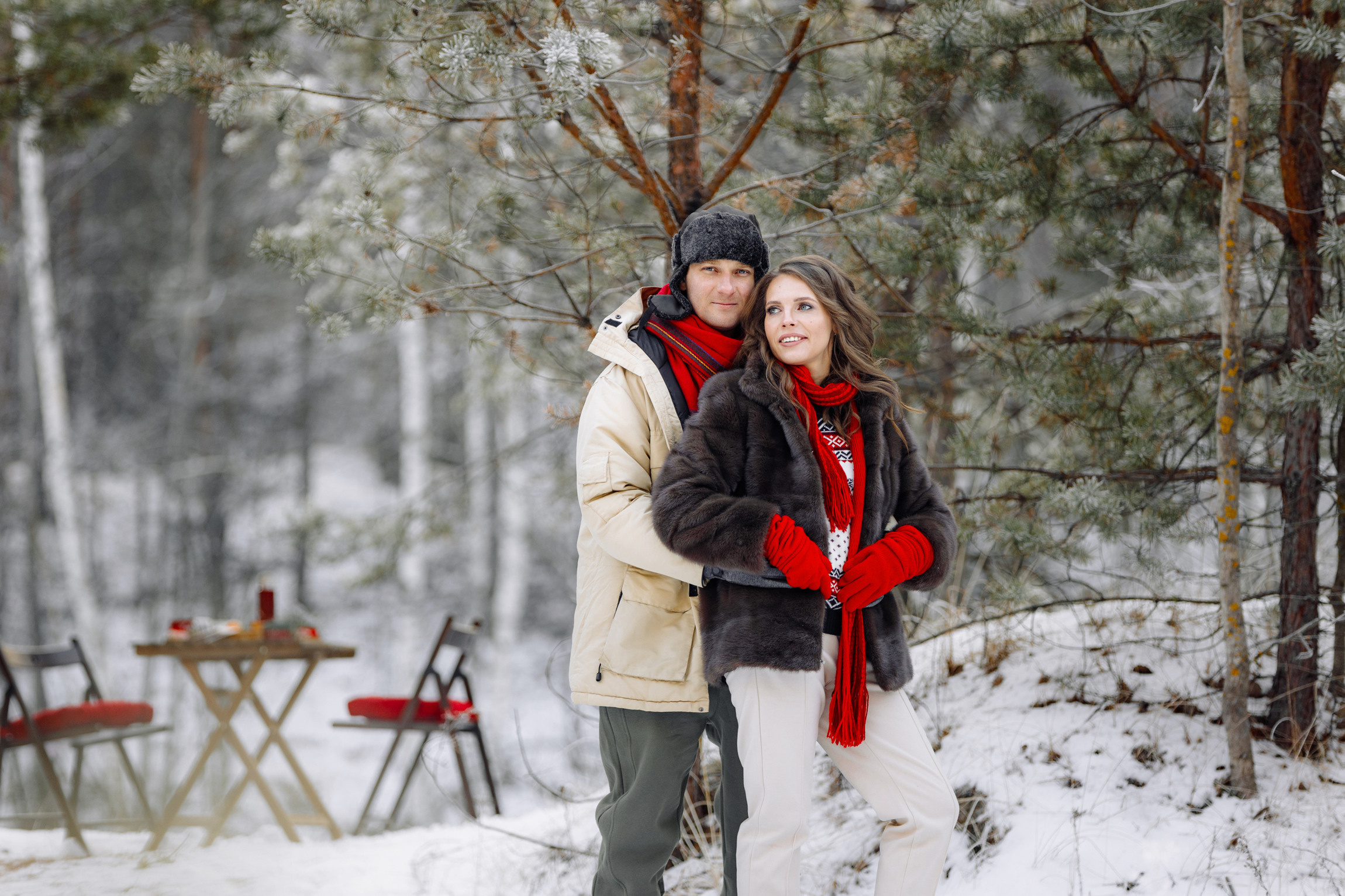 Фотограф Анна Руданова. Зимняя фотосессия на природе