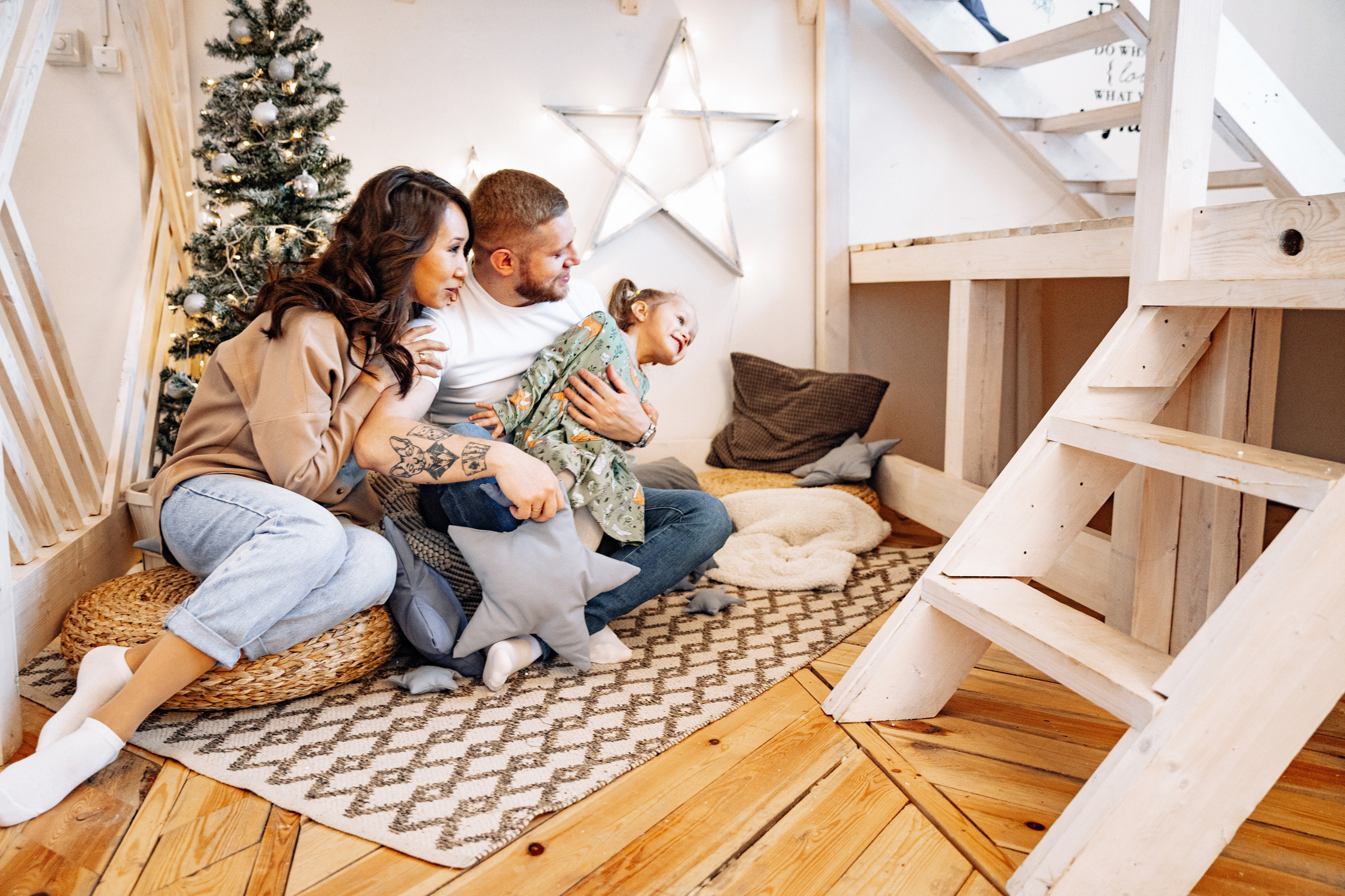 Семейная съемка Эвелина, Сергей и Кира