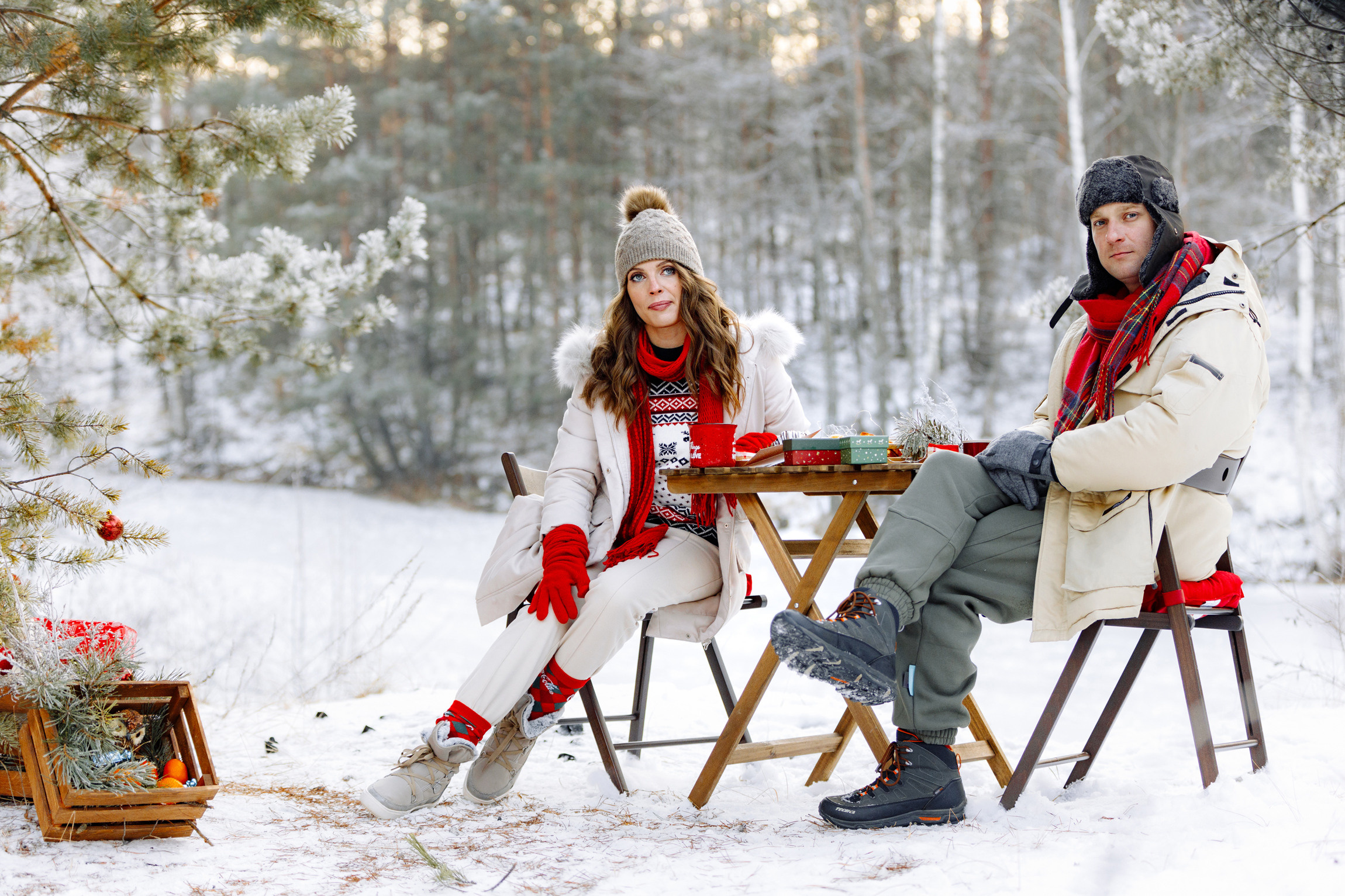 Фотограф Анна Руданова. Зимняя фотосессия на природе