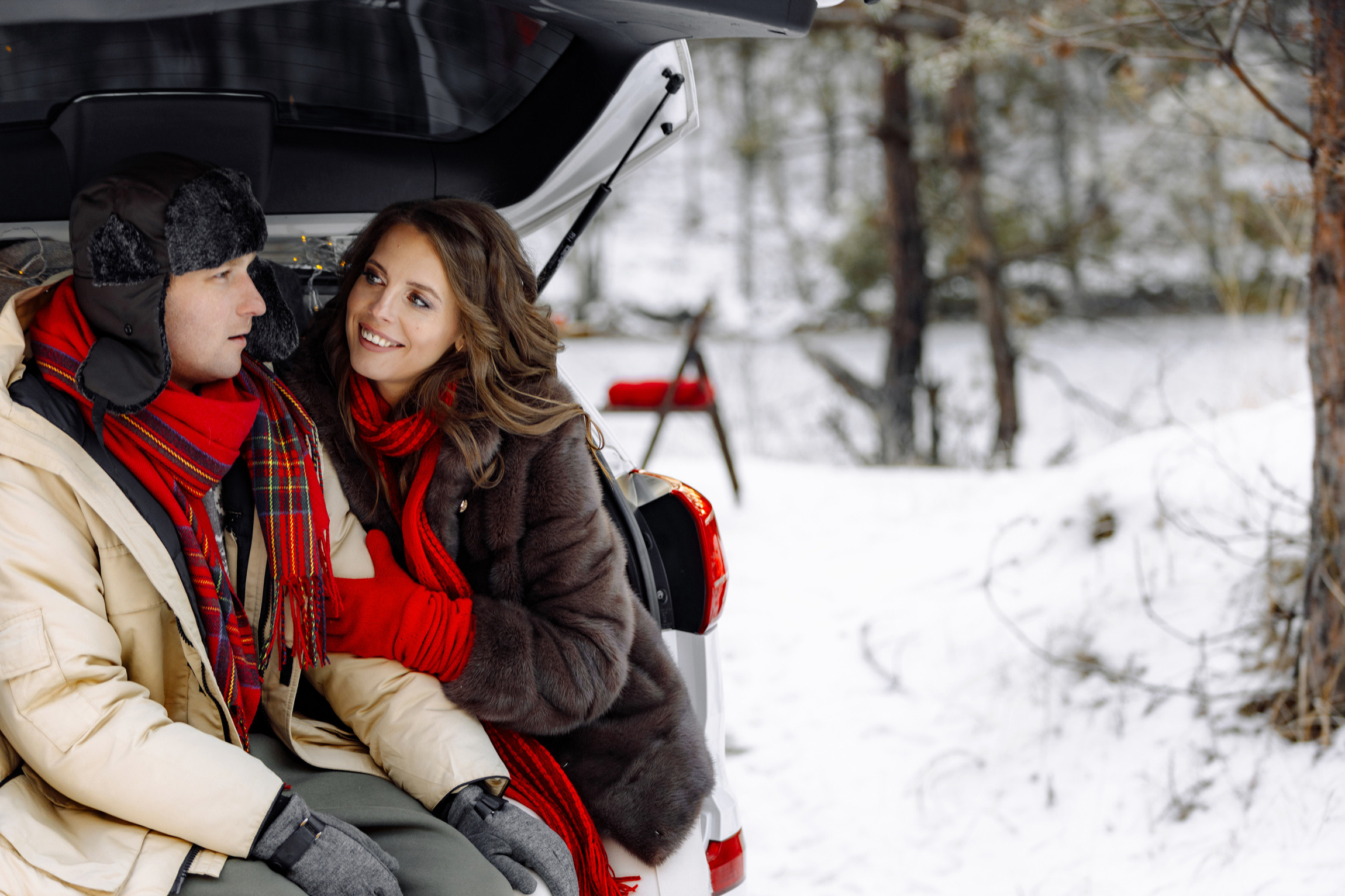 Фотограф Анна Руданова. Зимняя фотосессия на природе