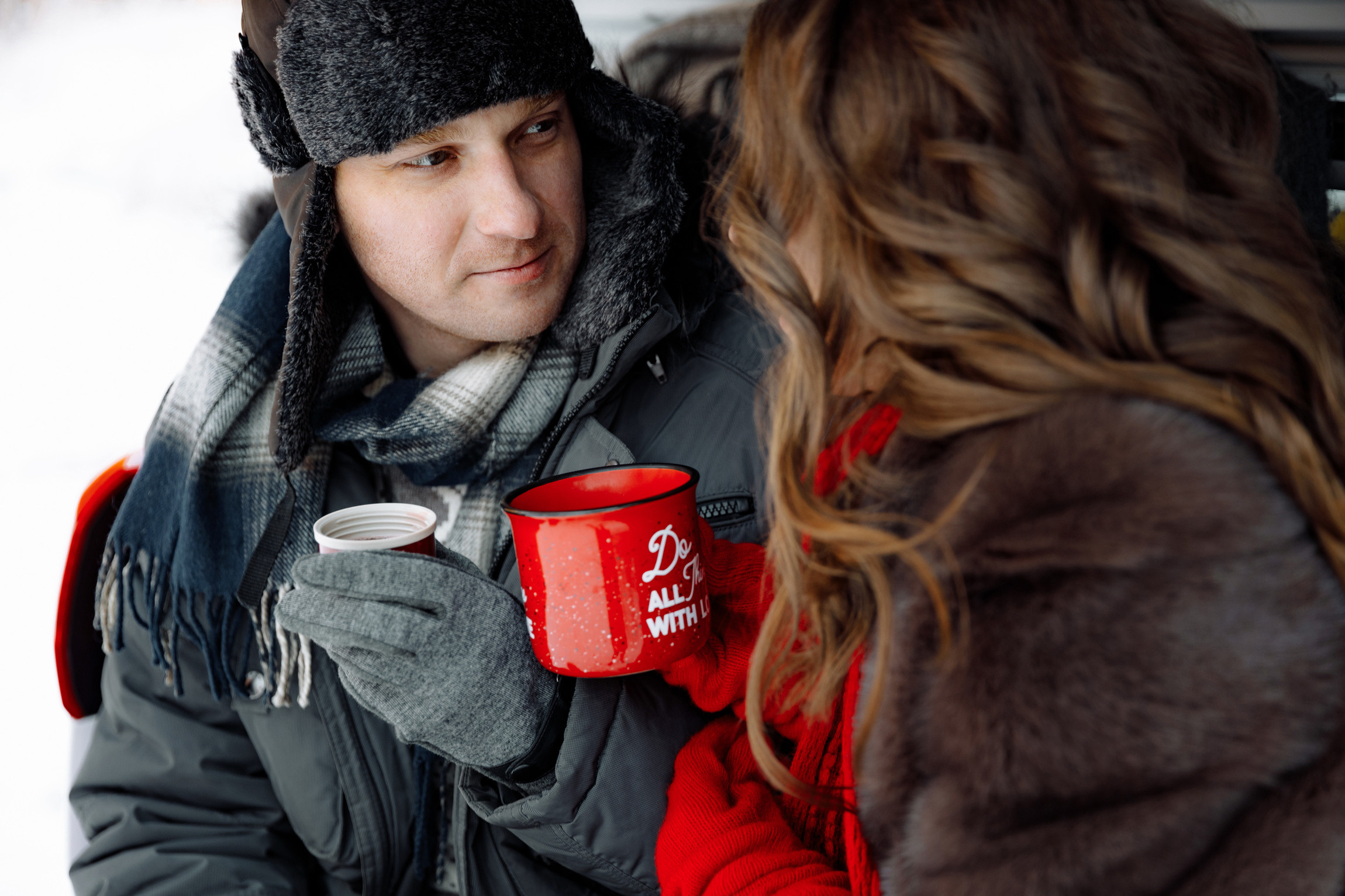 Фотограф Анна Руданова. Зимняя фотосессия на природе
