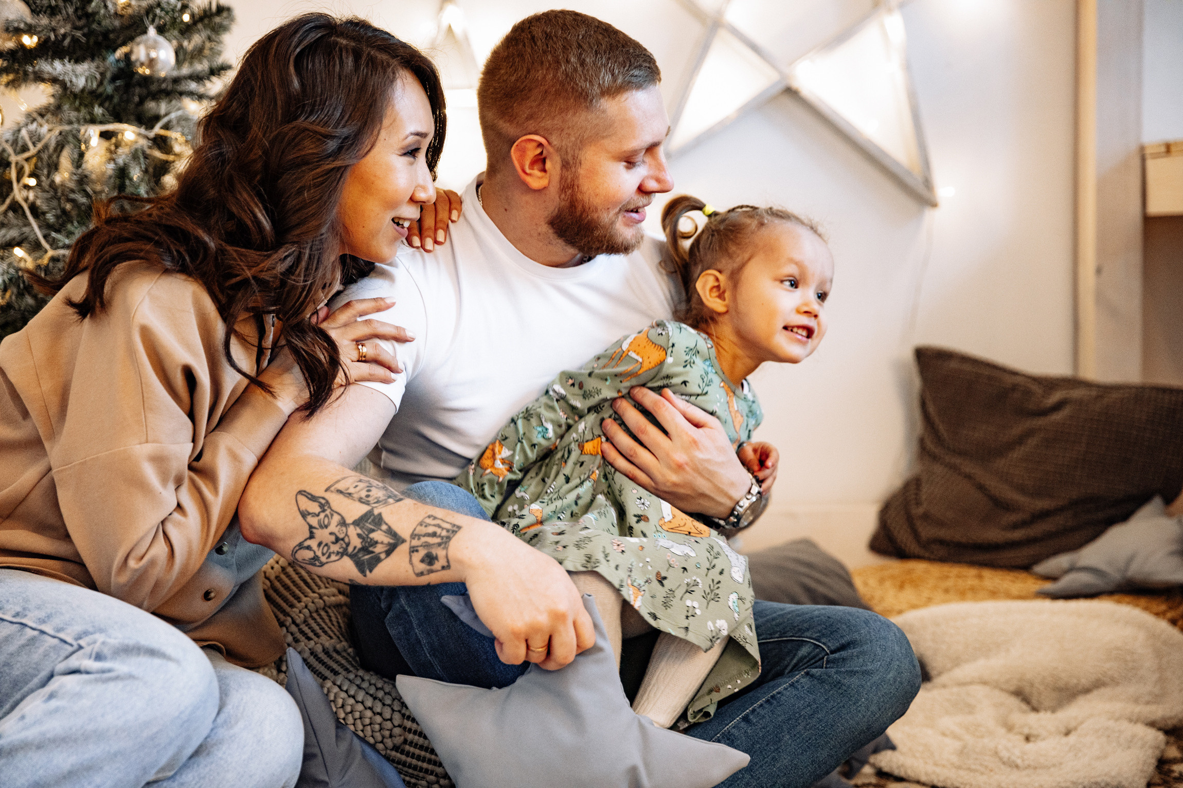 Семейная съемка Эвелина, Сергей и Кира